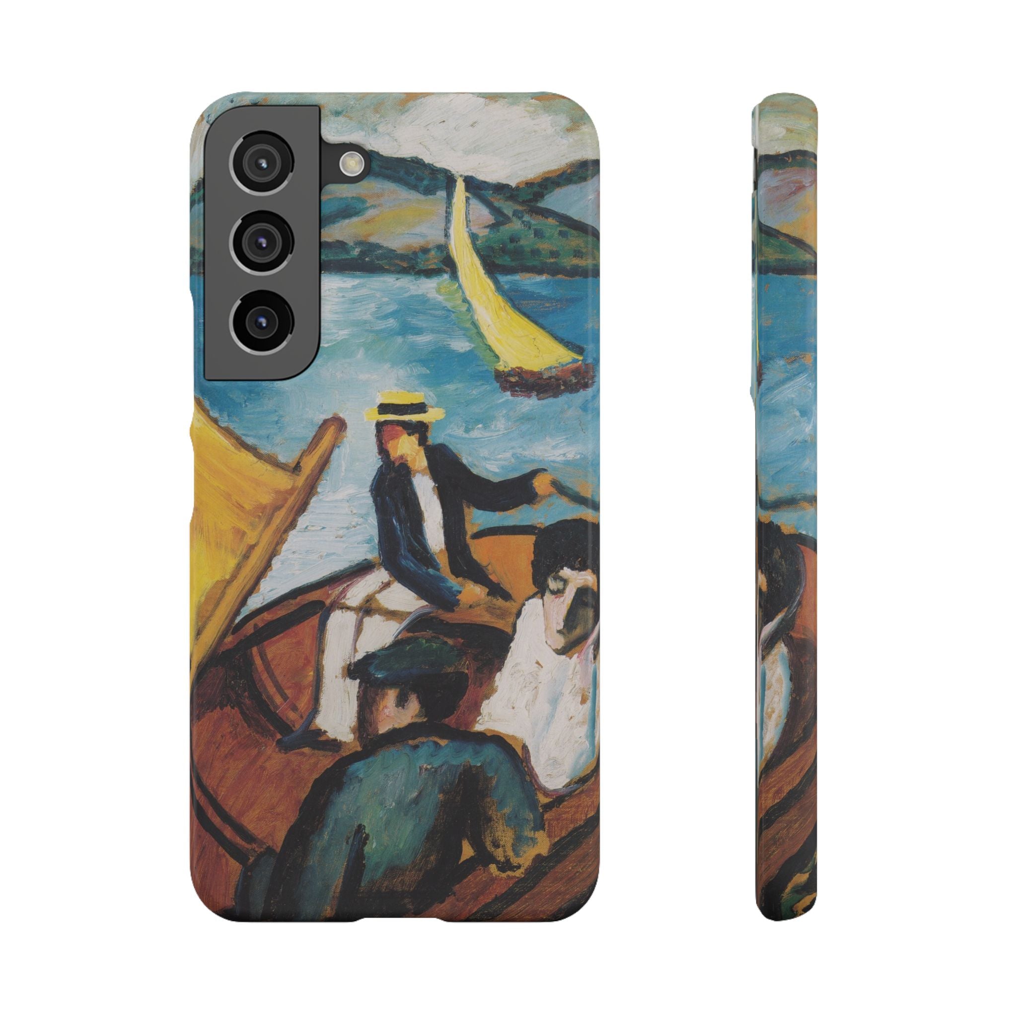 Sailing Boat on the Tegernsee by August Macke - Samsung Slim Case