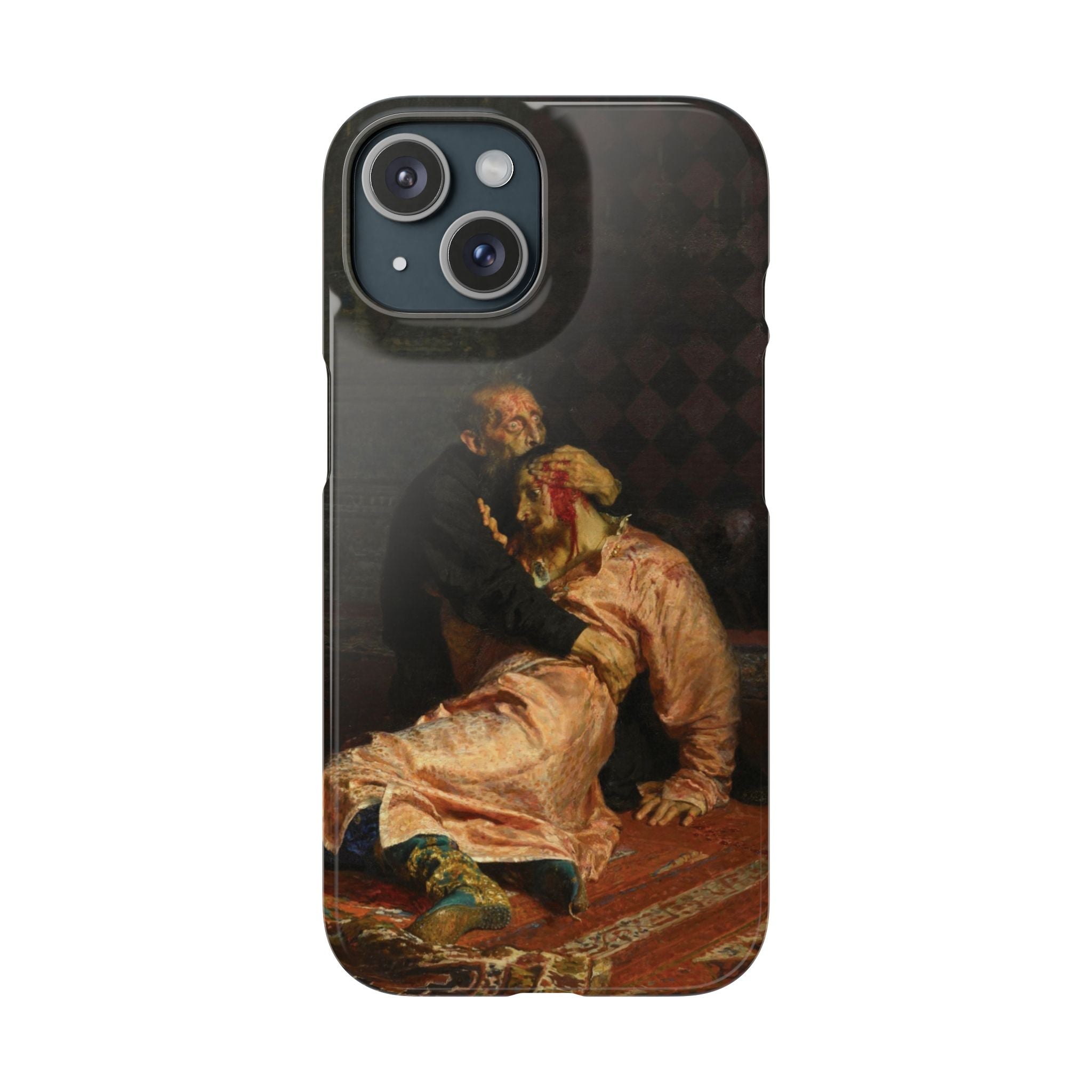Ivan the Terrible and His Son by Ilya Repin - iPhone Slim Case
