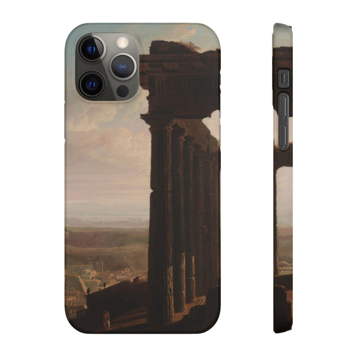 Ruins of an Ancient City by John Martin - iPhone Slim Case