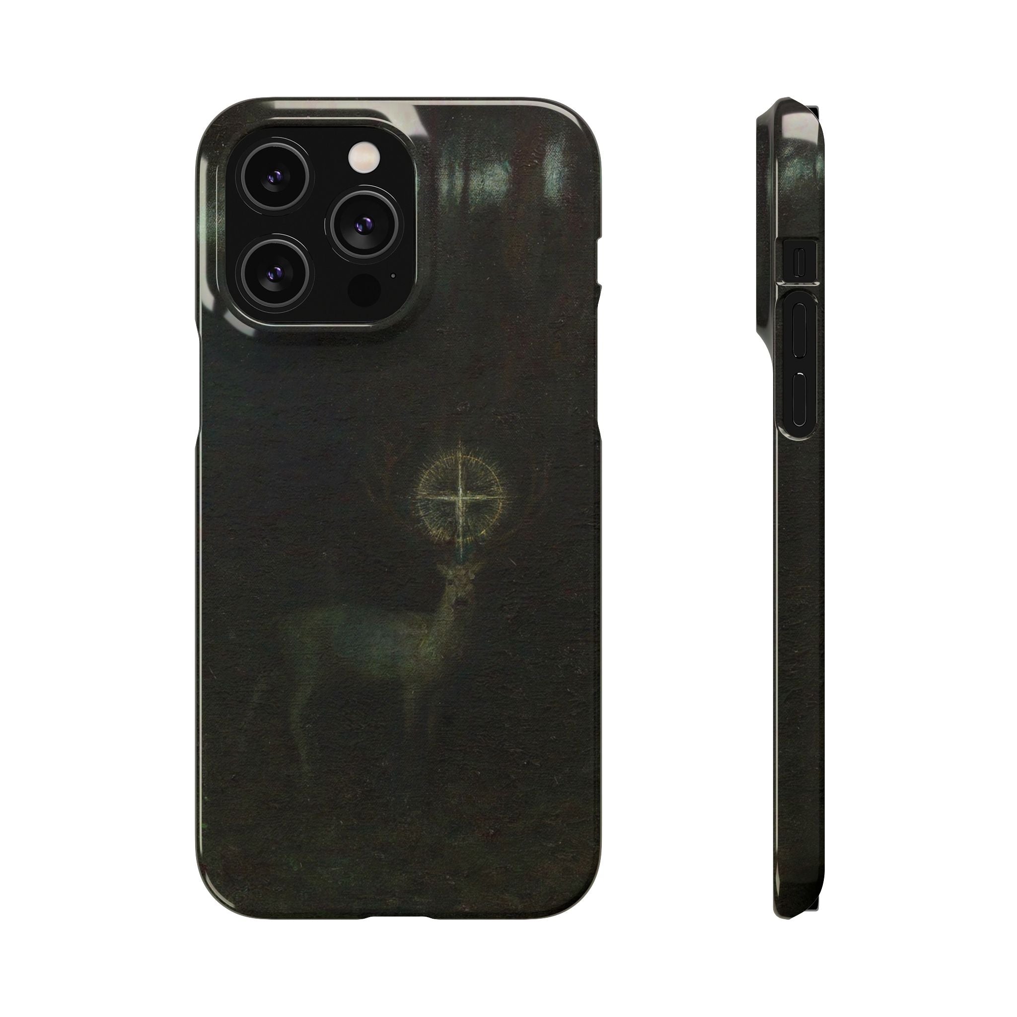 The Vision of Saint Hubert by Franz von Stuck - iPhone Slim Case