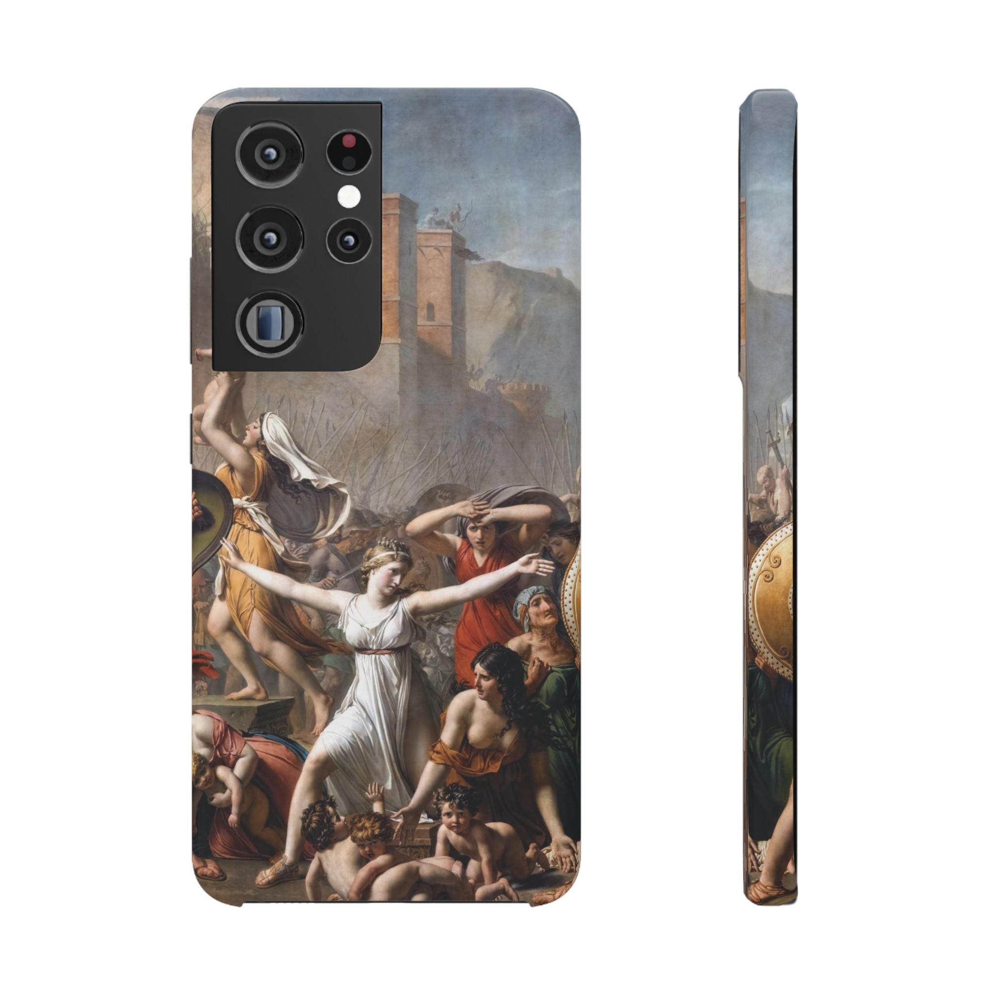 The Intervention of the Sabine Women by Jacques-Louis David - Samsung Slim Case