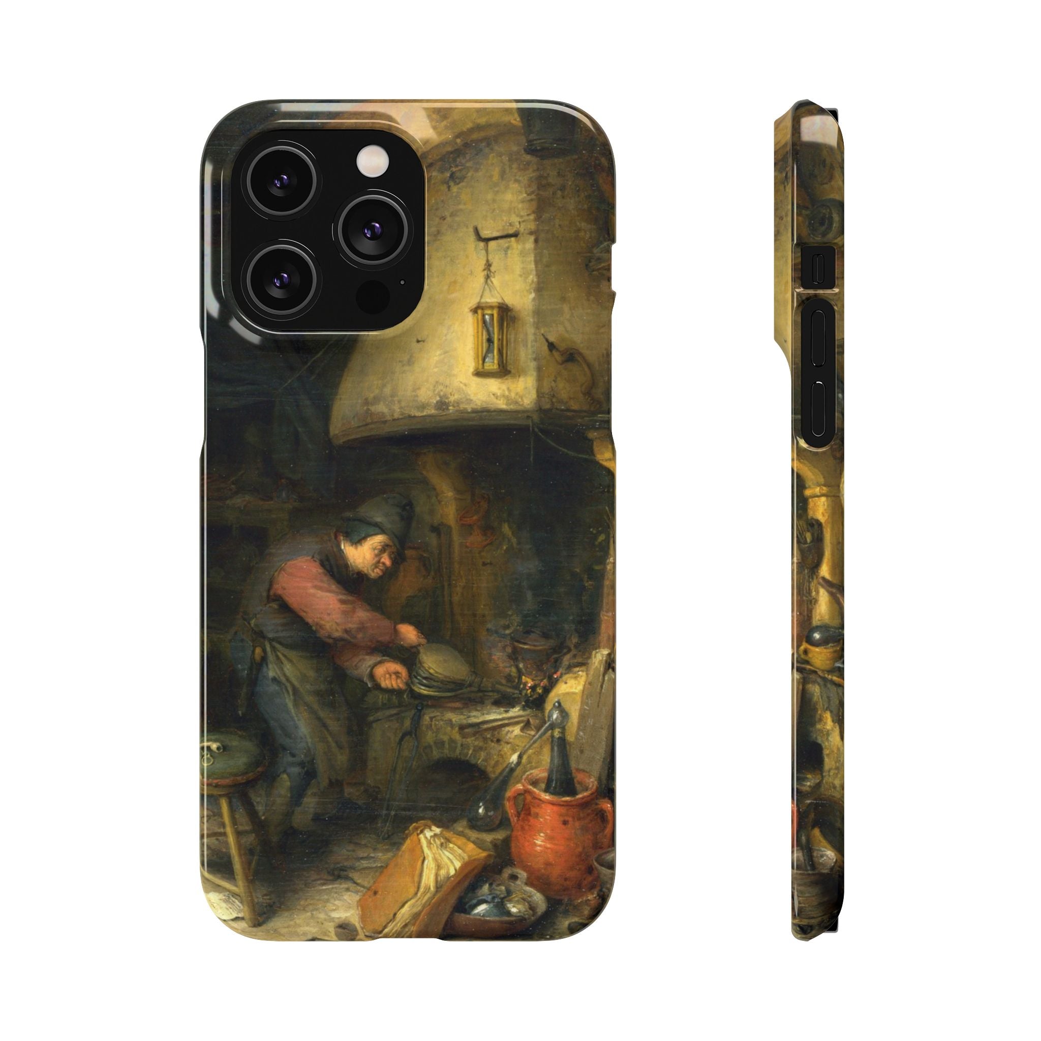 The Alchemist by Adriaen van Ostade - iPhone Slim Case