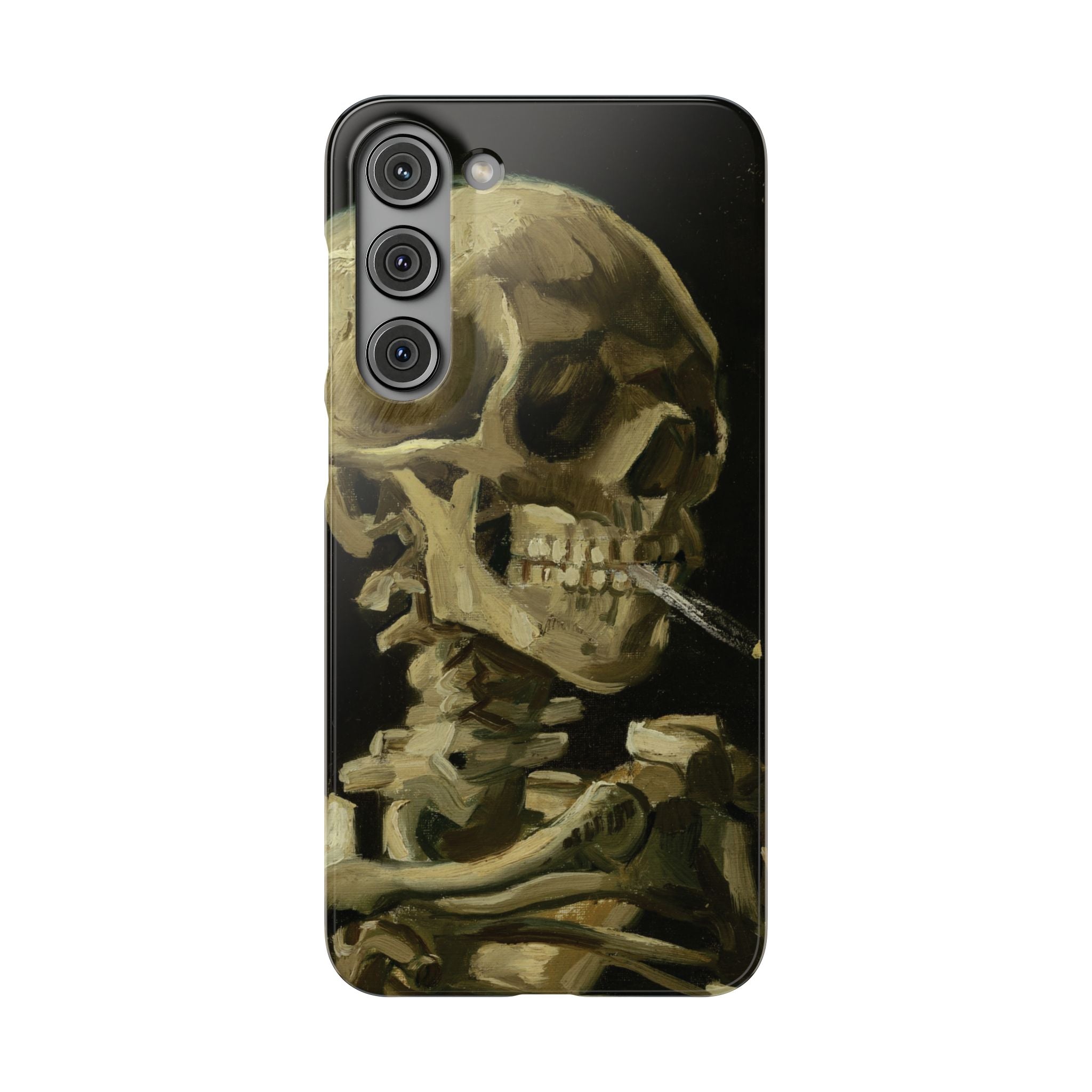 Head of a Skeleton with a Burning Cigarette by Vincent van Gogh - Samsung Slim Case