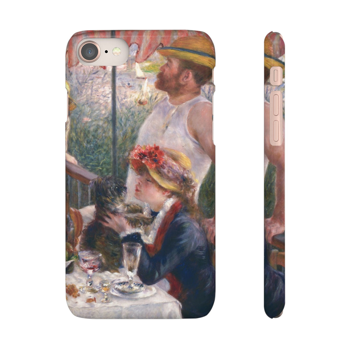 Luncheon of the Boating Party by Pierre Auguste Renoir - iPhone Slim Case