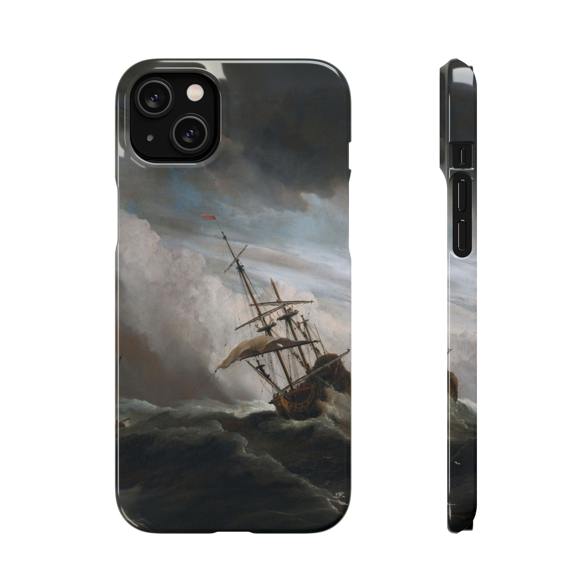 The Gust by Willem van de Velde - iPhone Slim Case