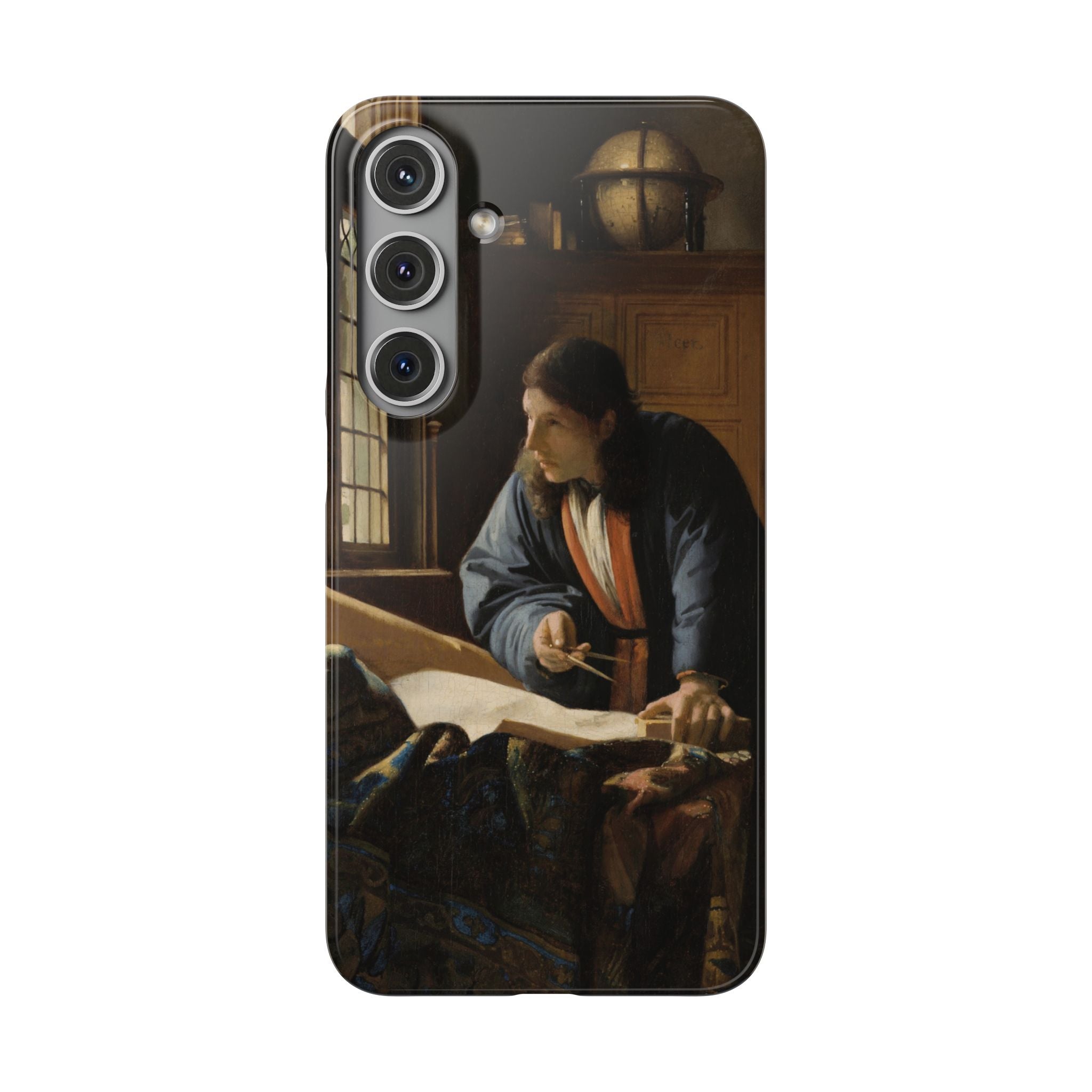 The Geographer by Johannes Vermeer - Samsung Slim Case