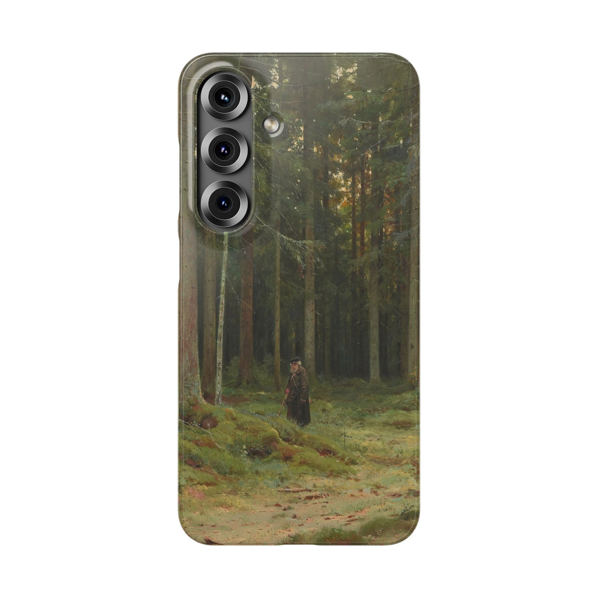 In the Forest of Countess Mordvinova Petergof by Ivan Ivanovich Shishkin - Samsung Slim Case