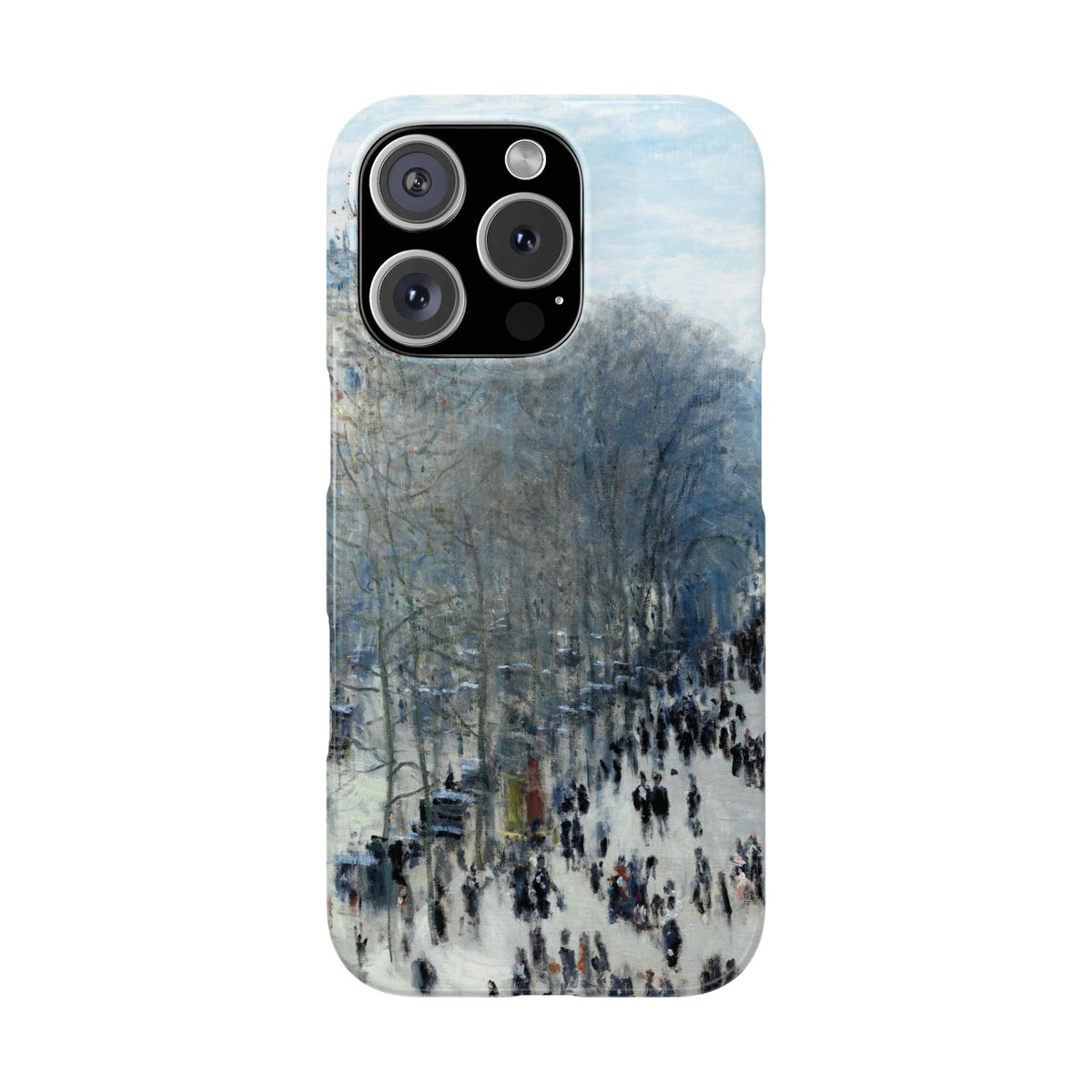 Boulevard des Capucines by Claude Monet - iPhone Slim Case