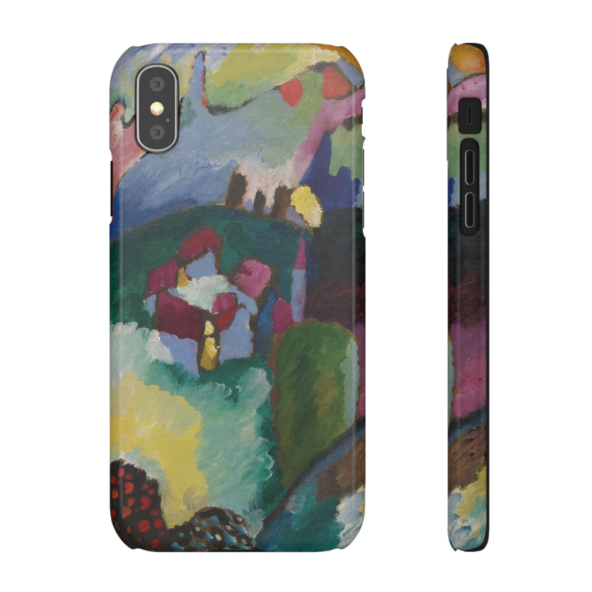 Landscape with Factory Chimney by Vasily Kandinsky - iPhone Slim Case