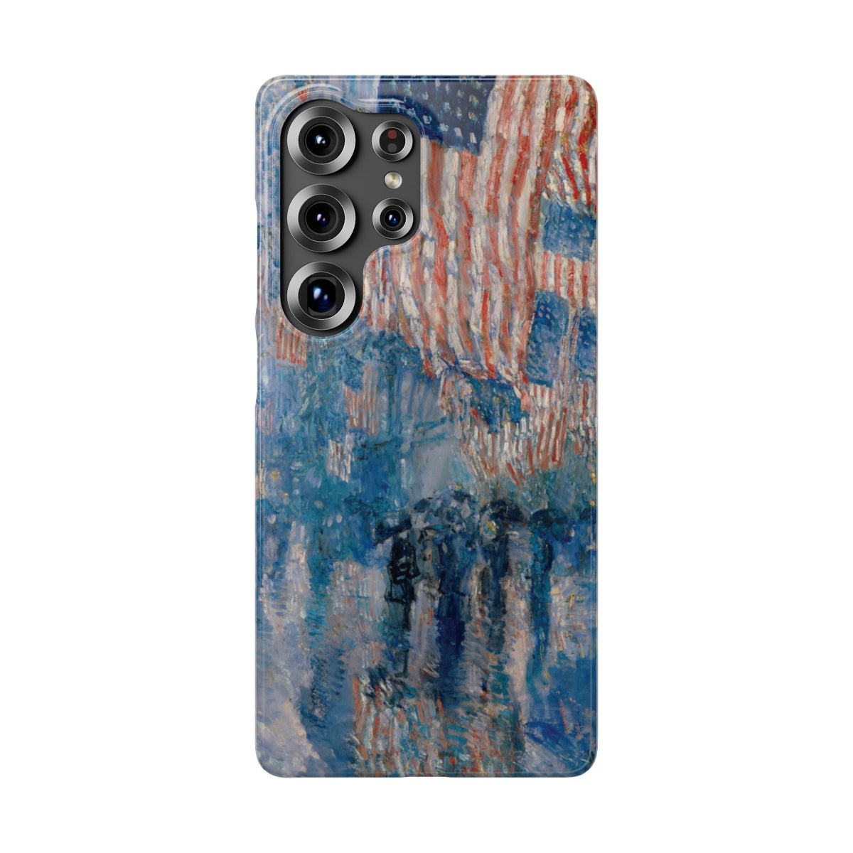 The Avenue in the Rain by Childe Hassam - Samsung Slim Case