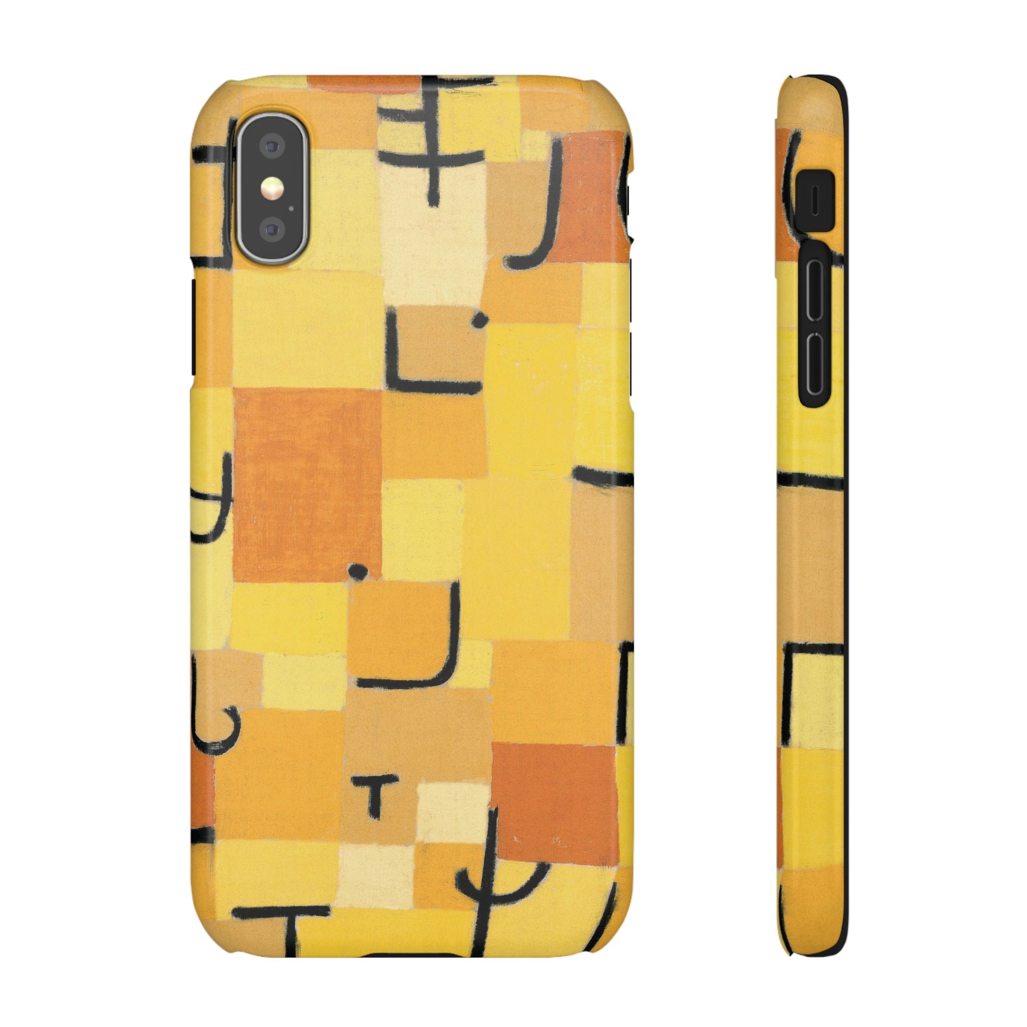 Signs in Yellow by Paul Klee - iPhone Slim Case