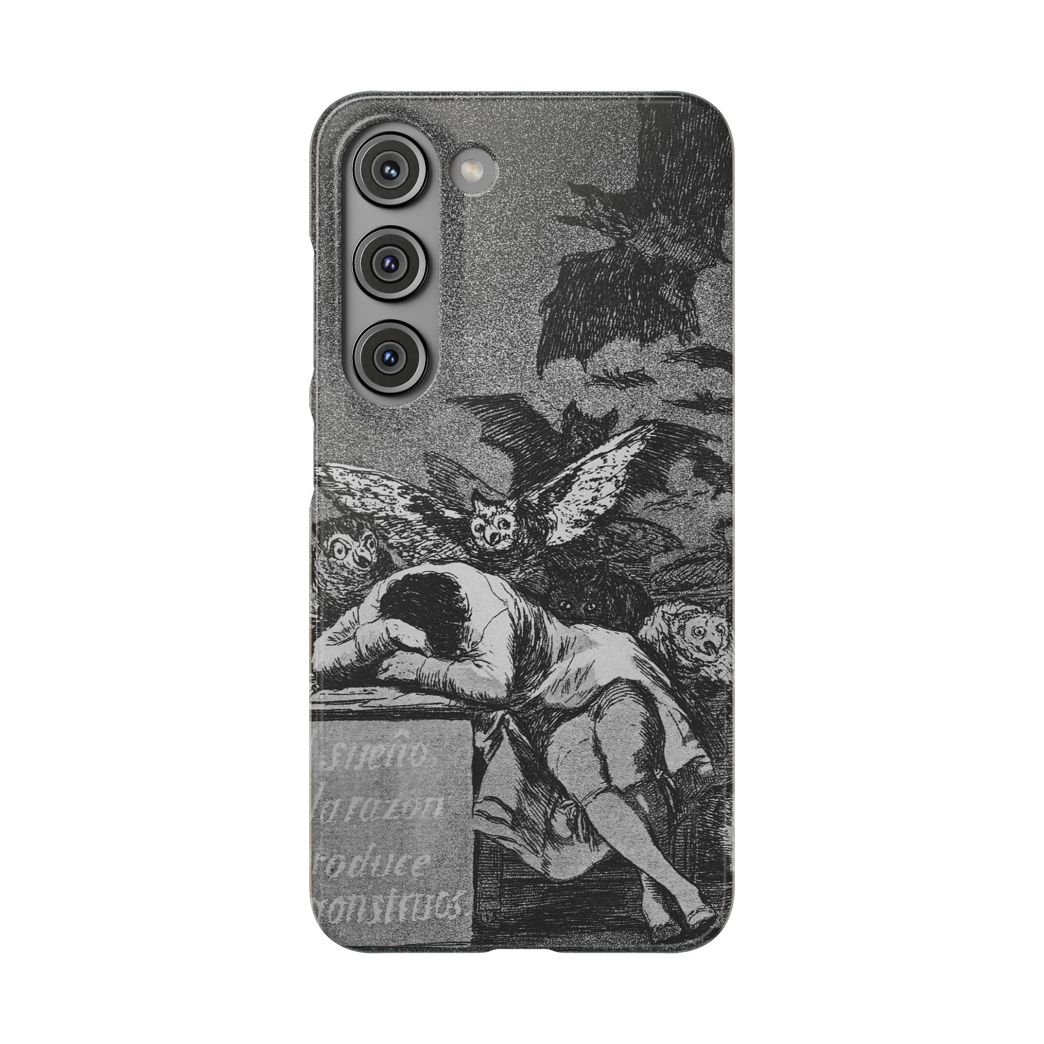 The Sleep of Reason Produces Monsters by Francisco Goya - Samsung Slim Case