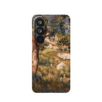 Paysage a La Roche Guyon by Pierre Auguste Renoir - Samsung Slim Case