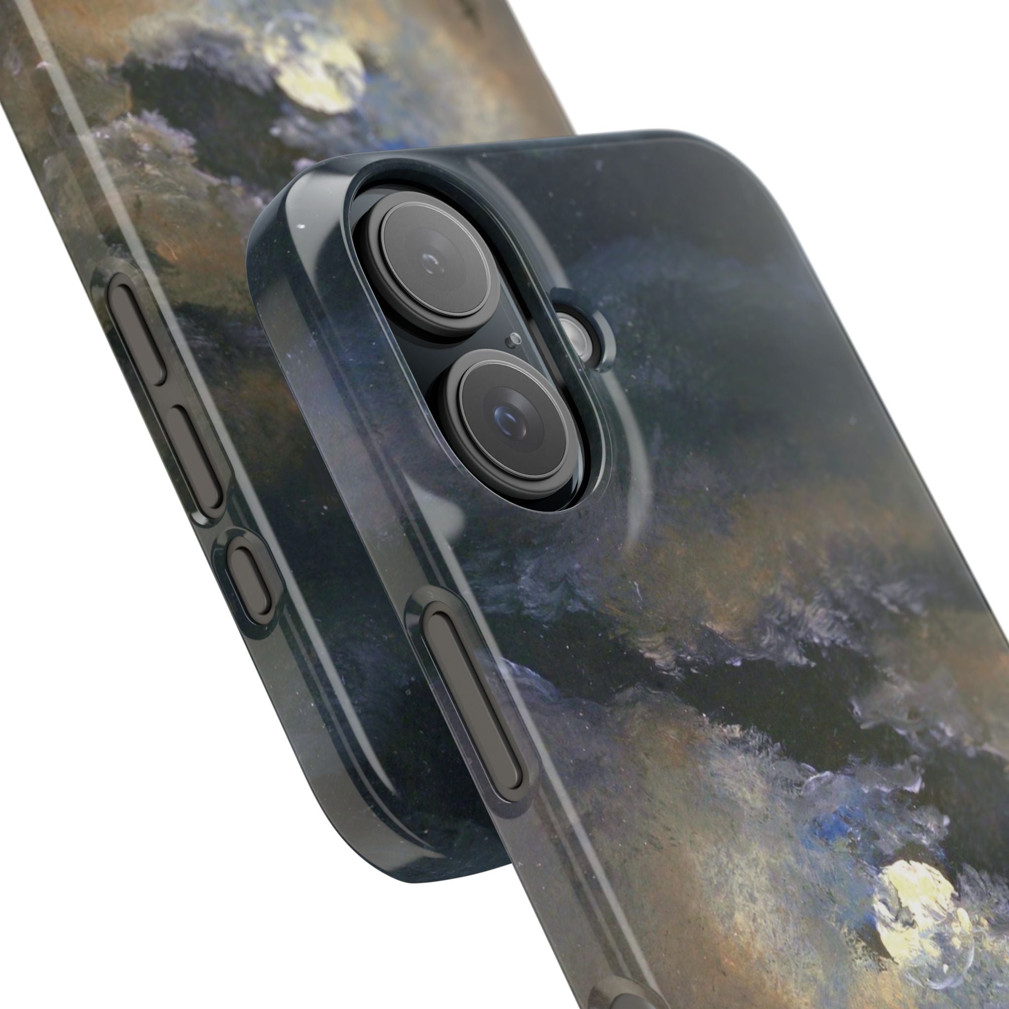Study of a Cloud and Landscape by Moonlight by Johan Dahl - iPhone Slim Case