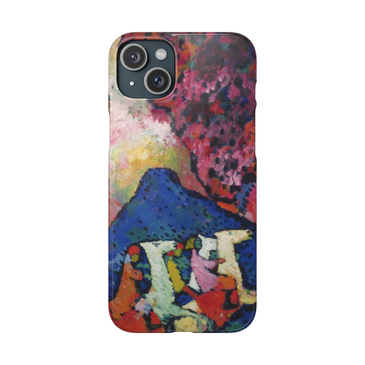 Blue Mountain by Vasily Kandinsky - iPhone Slim Case