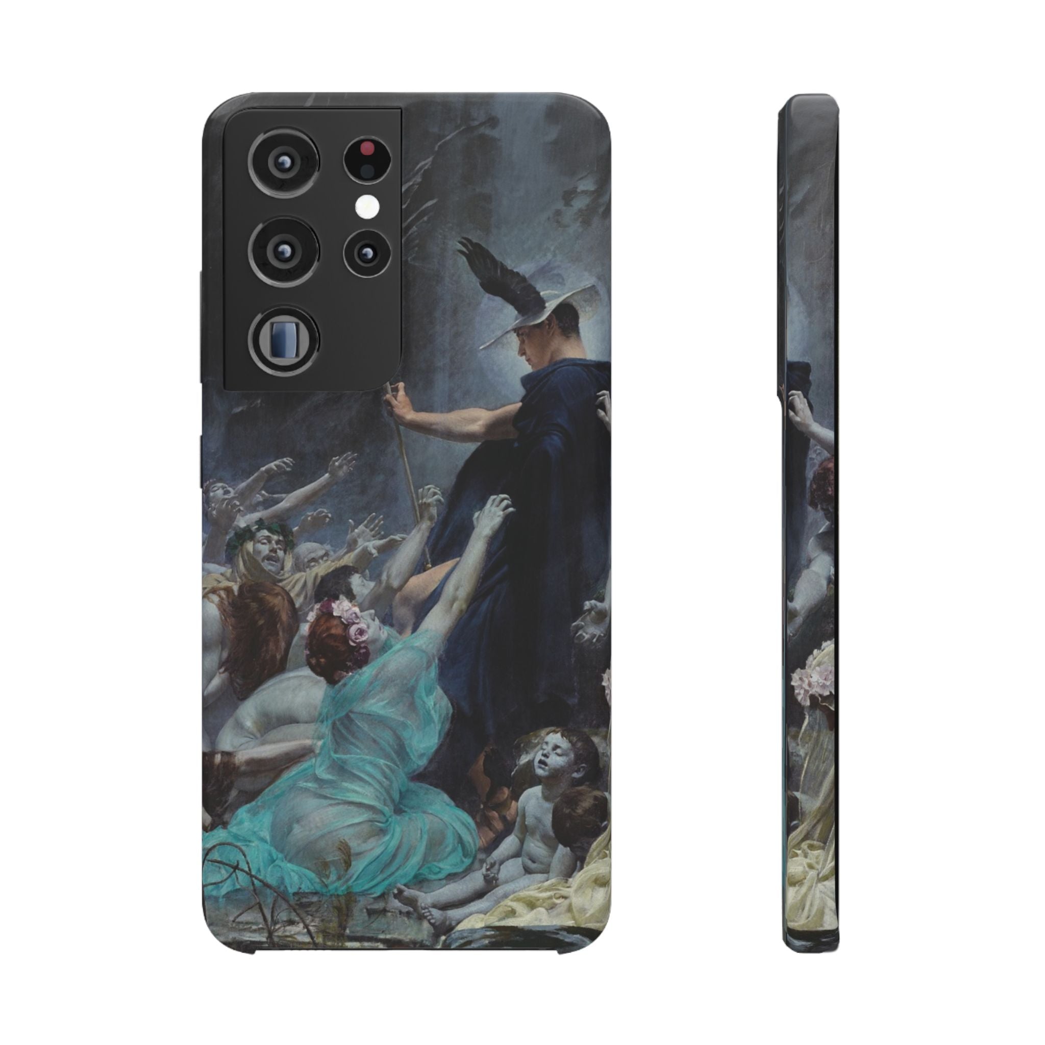 The Souls of Acheron by Adolf Hiremy-Hirschl - Samsung Slim Case