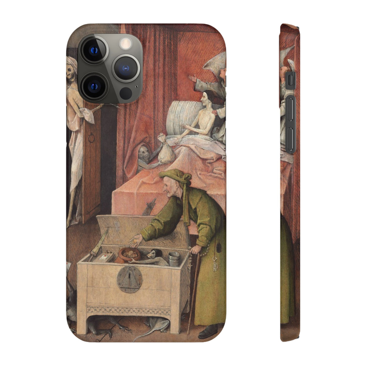 The Death of the Miser by Hieronymus Bosch - iPhone Slim Case