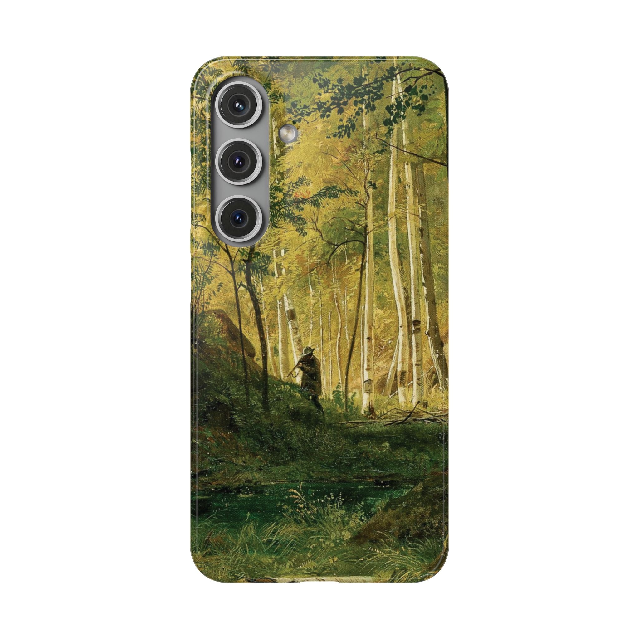 Landscape with a Hunter Valaam Island by Ivan Ivanovich Shishkin - Samsung Slim Case