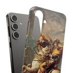 Napoleon at the Saint-Bernard Pass by Jacques-Louis David - Samsung Slim Case