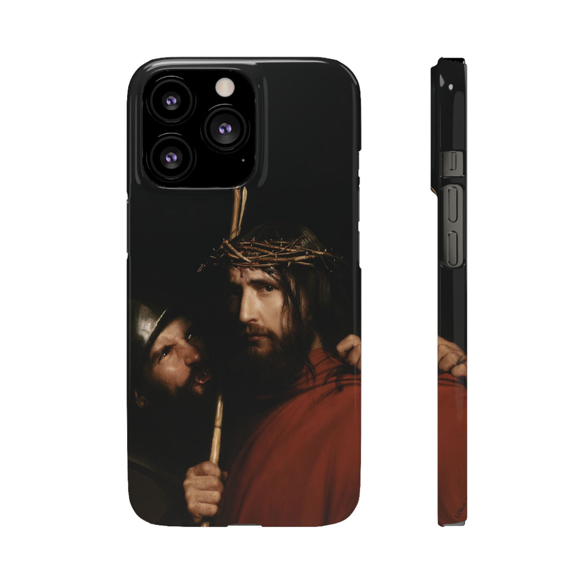 The Mocking of Christ by Carl Bloch - iPhone Slim Case