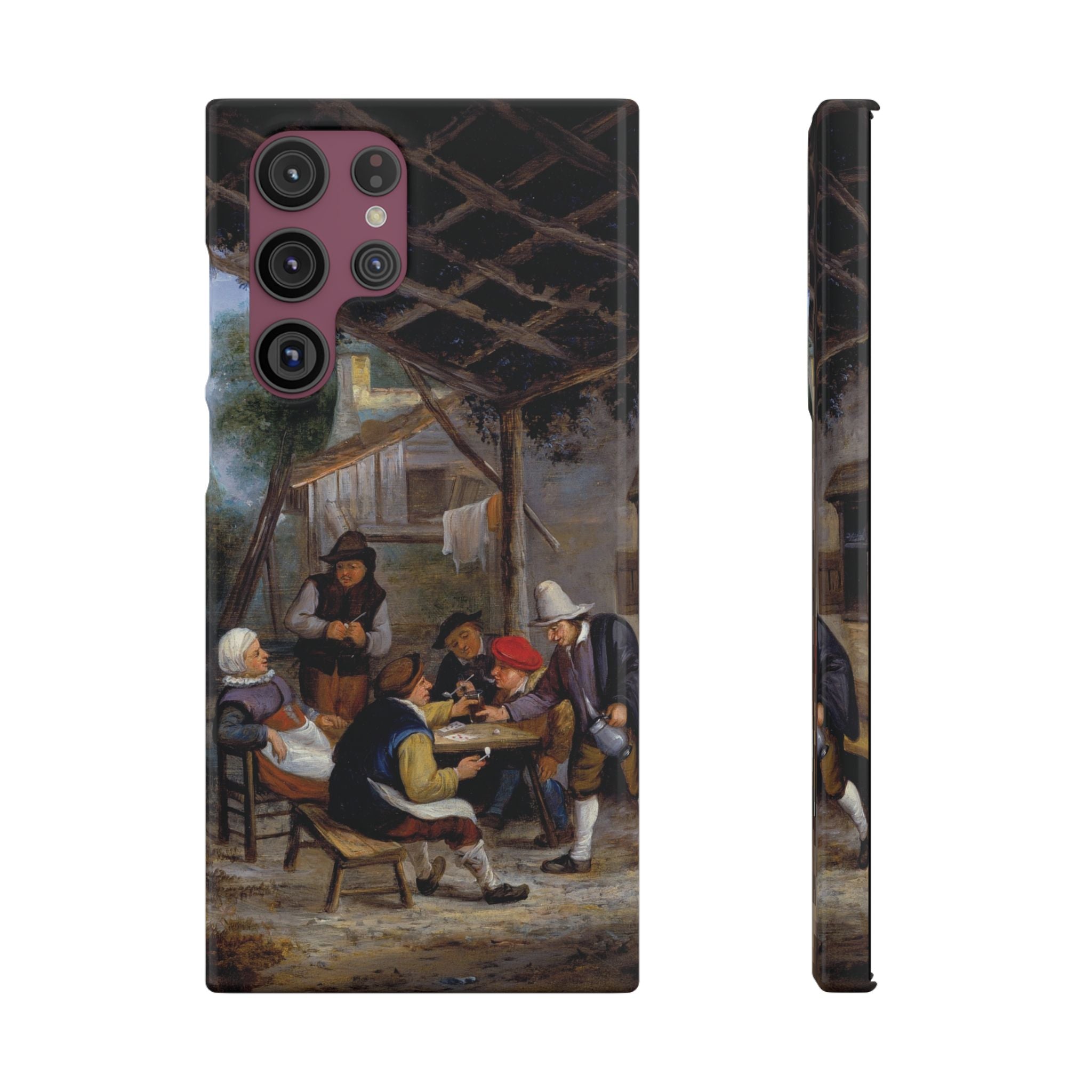 Peasants Drinking by Adriaen van Ostade - Samsung Slim Case