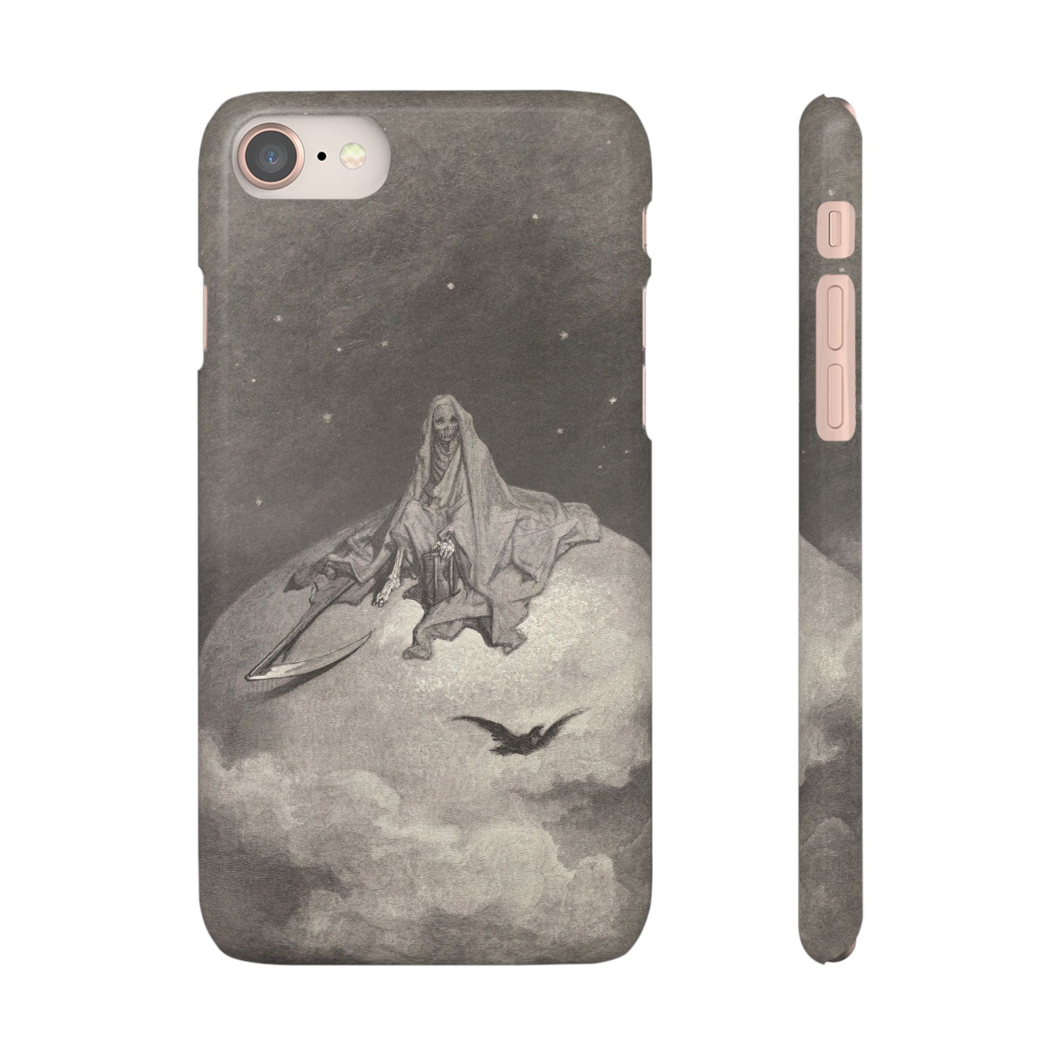 Doubting, dreaming dreams no mortal ever dared to dream before by Gustave Doré - iPhone Slim Case