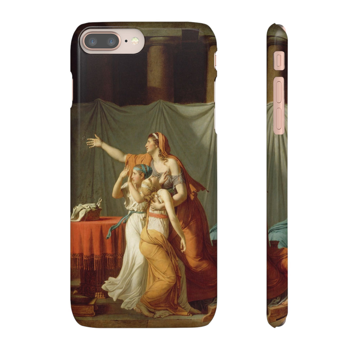 The Lictors Bring to Brutus the Bodies of His Sons II by Jacques-Louis David - iPhone Slim Case