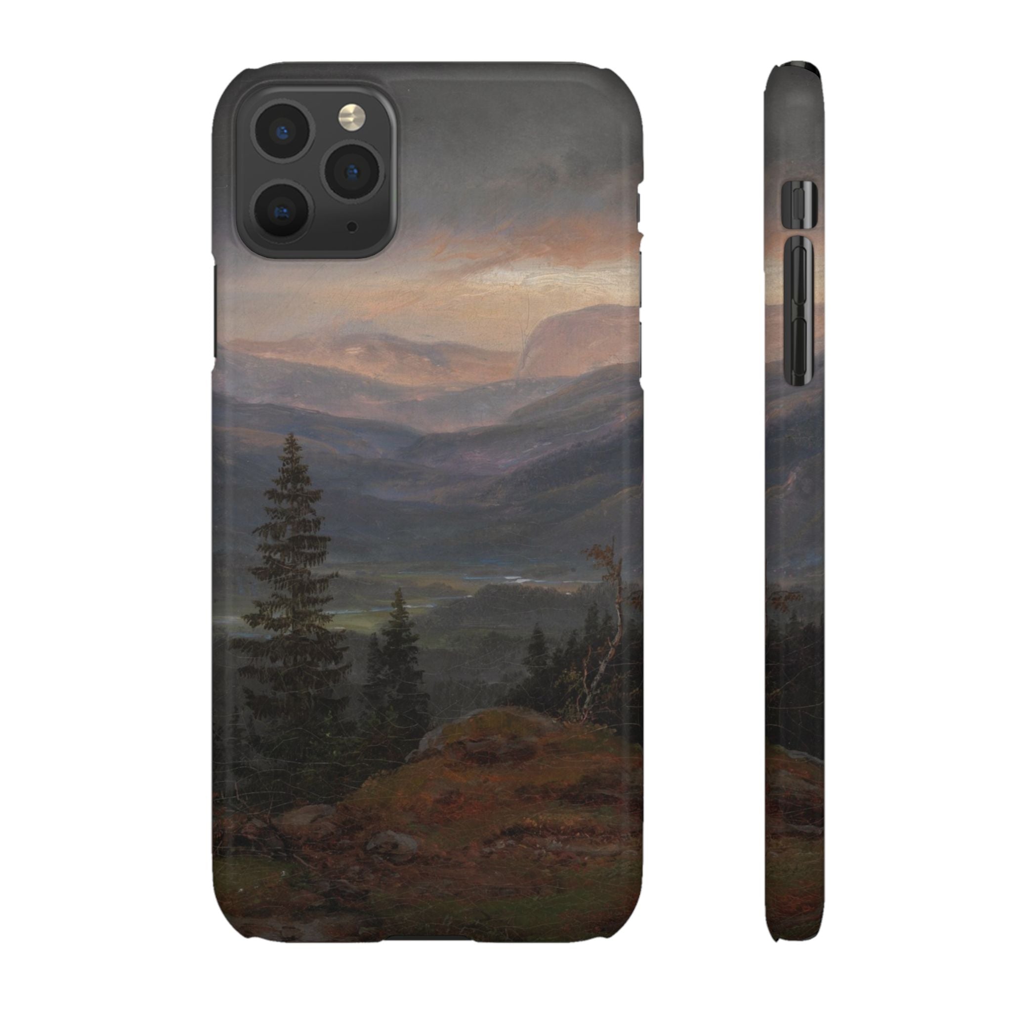 View over Hallingdal by Johan Dahl - iPhone Slim Case