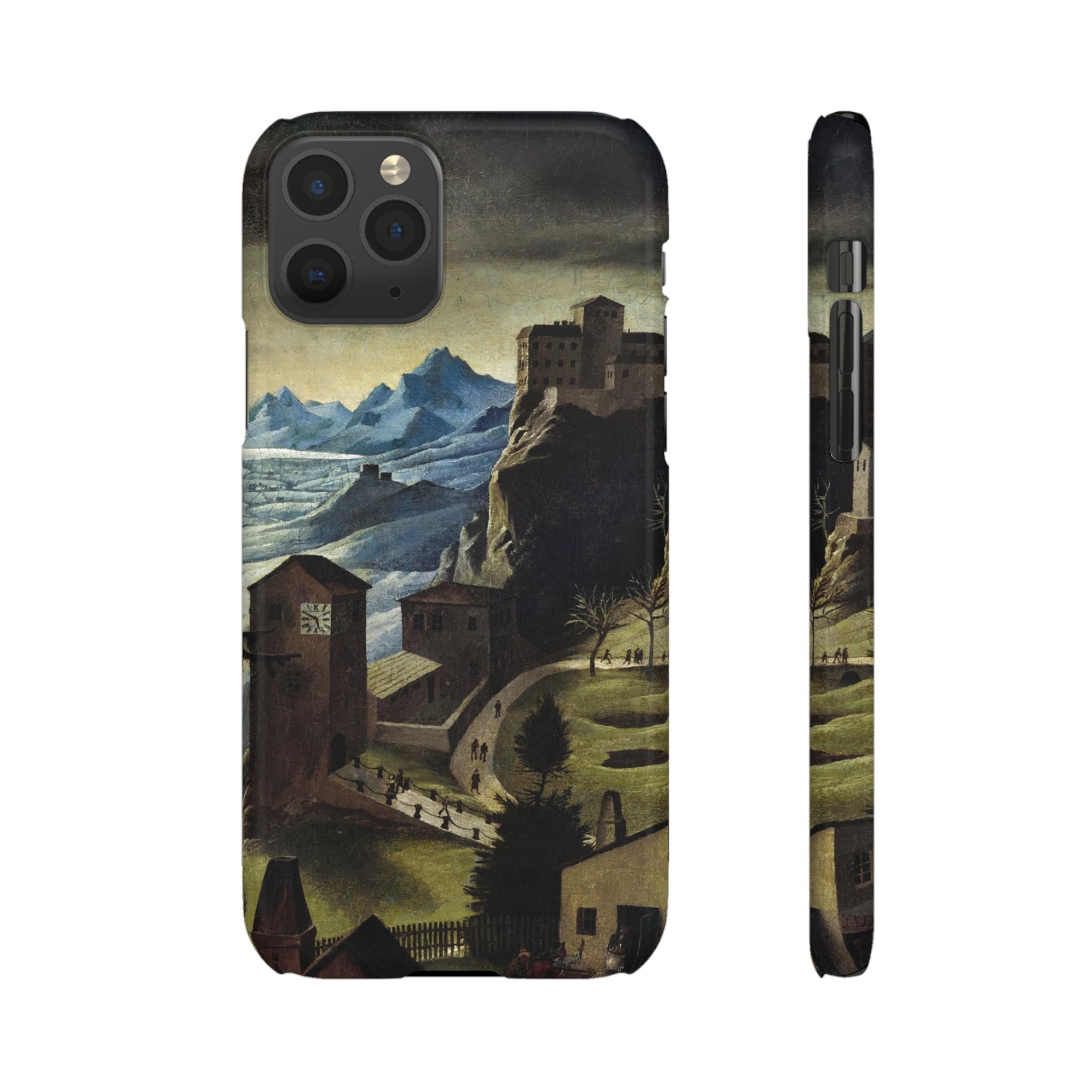 Landschaft mit Burg by Franz Sedlacek - iPhone Slim Case