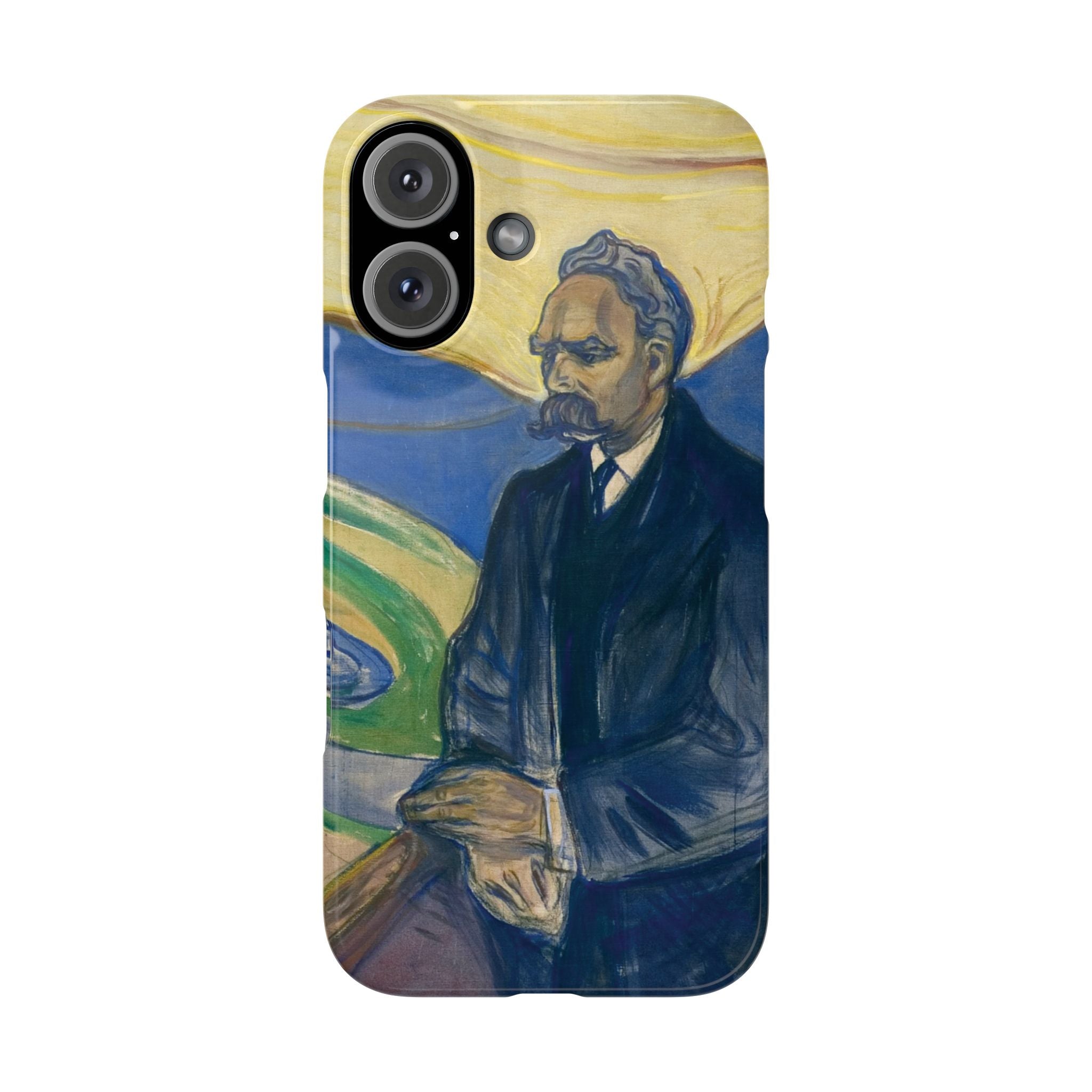 Portrait of Friedrich Nietzsche by Edvard Munch - iPhone Slim Case