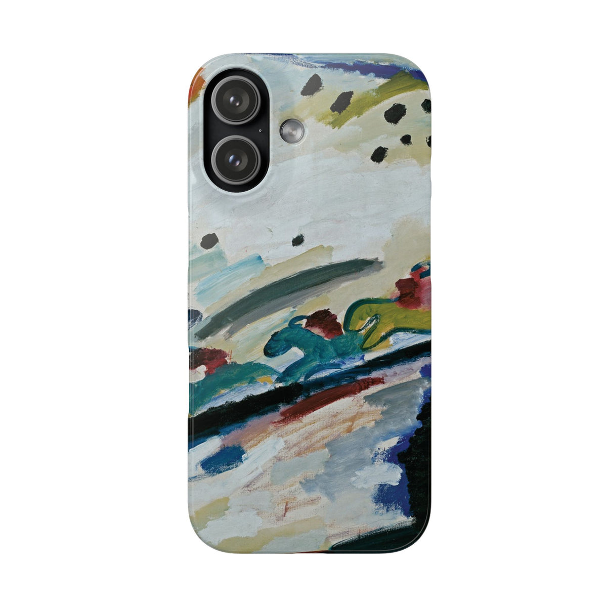 Romantic Landscape by Vasily Kandinsky - iPhone Slim Case