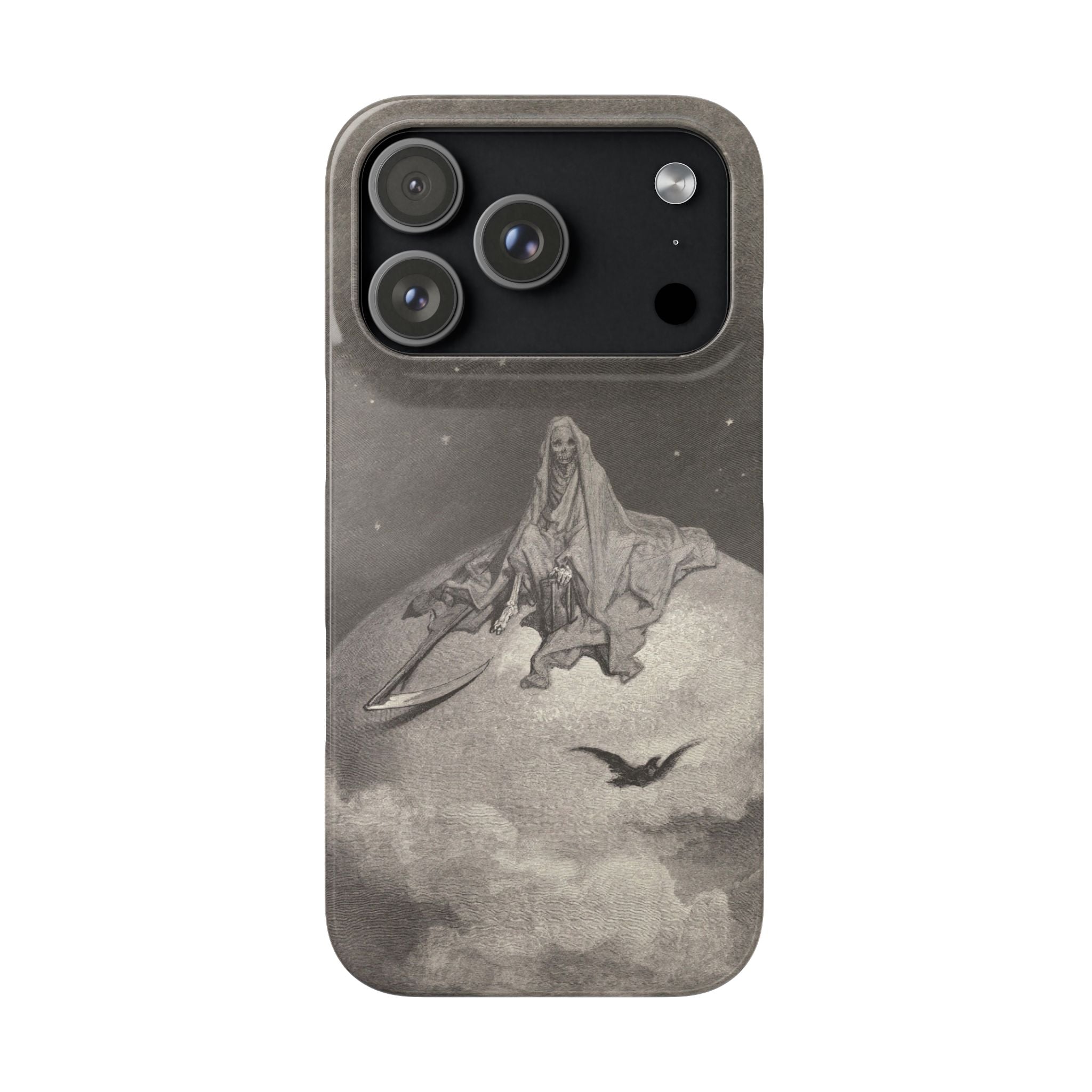 Doubting, dreaming dreams no mortal ever dared to dream before by Gustave Doré - iPhone Slim Case