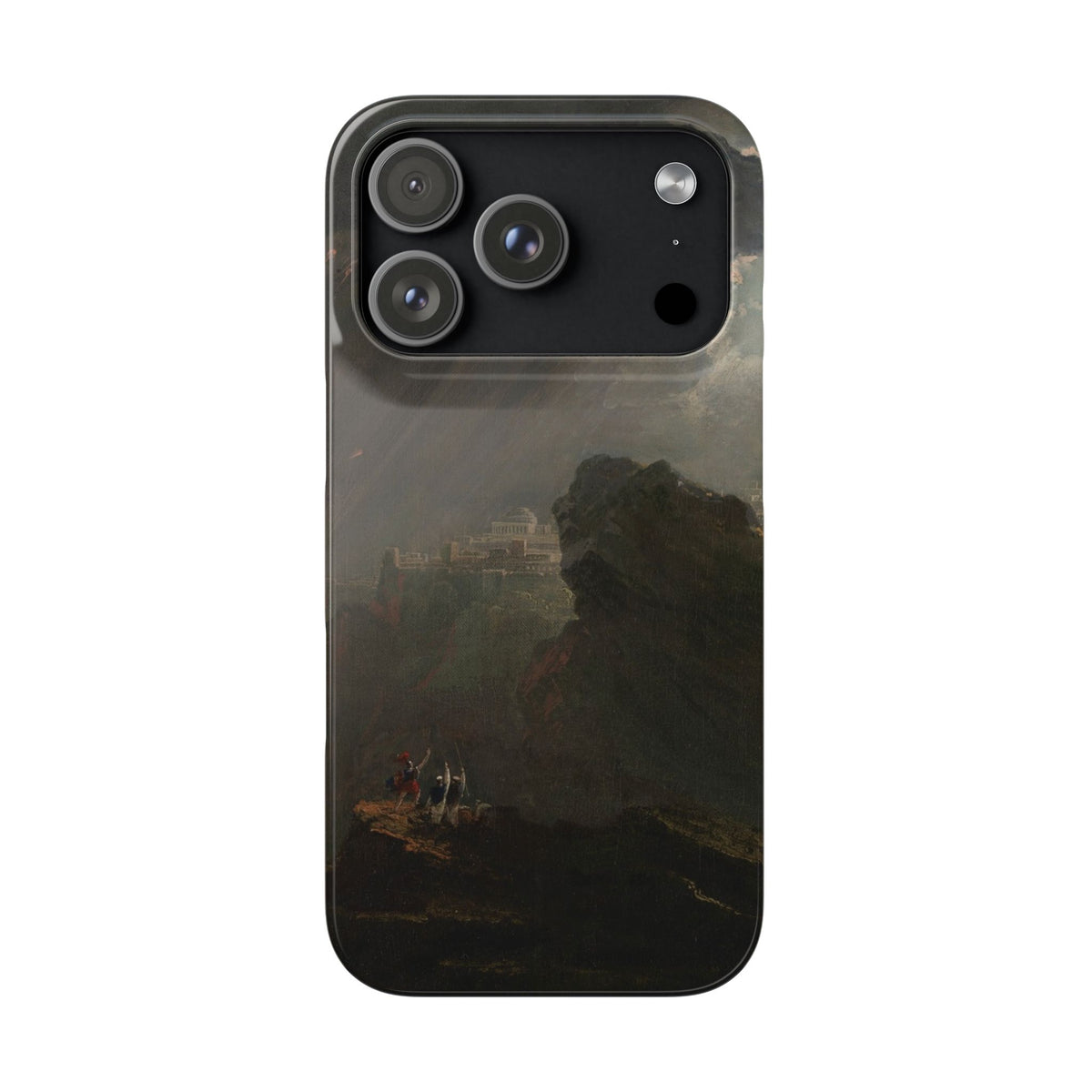 Joshua Commanding the Sun to Stand Still by John Martin - iPhone Slim Case