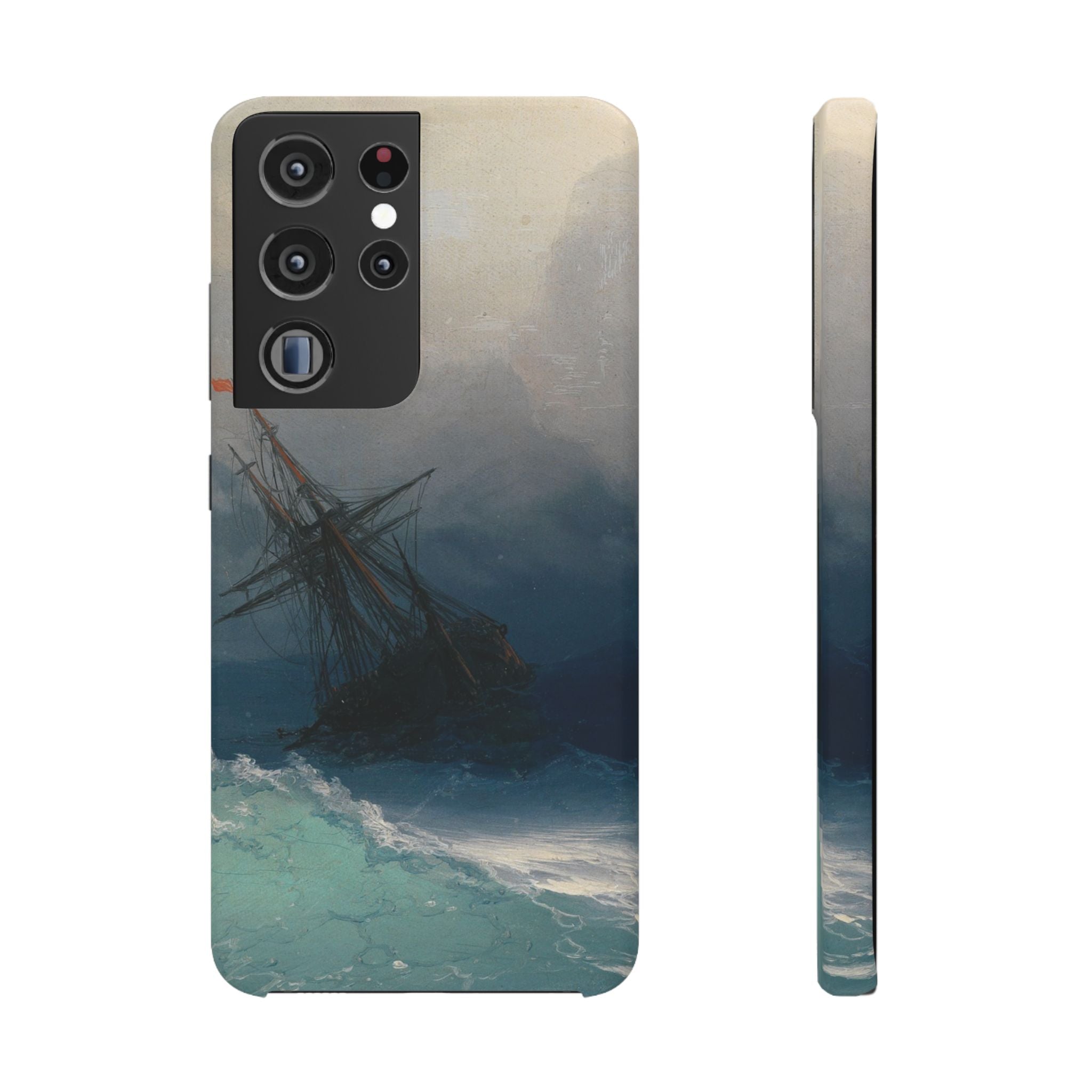 Ship on Stormy Seas by Ivan Aivazovsky - Samsung Slim Case