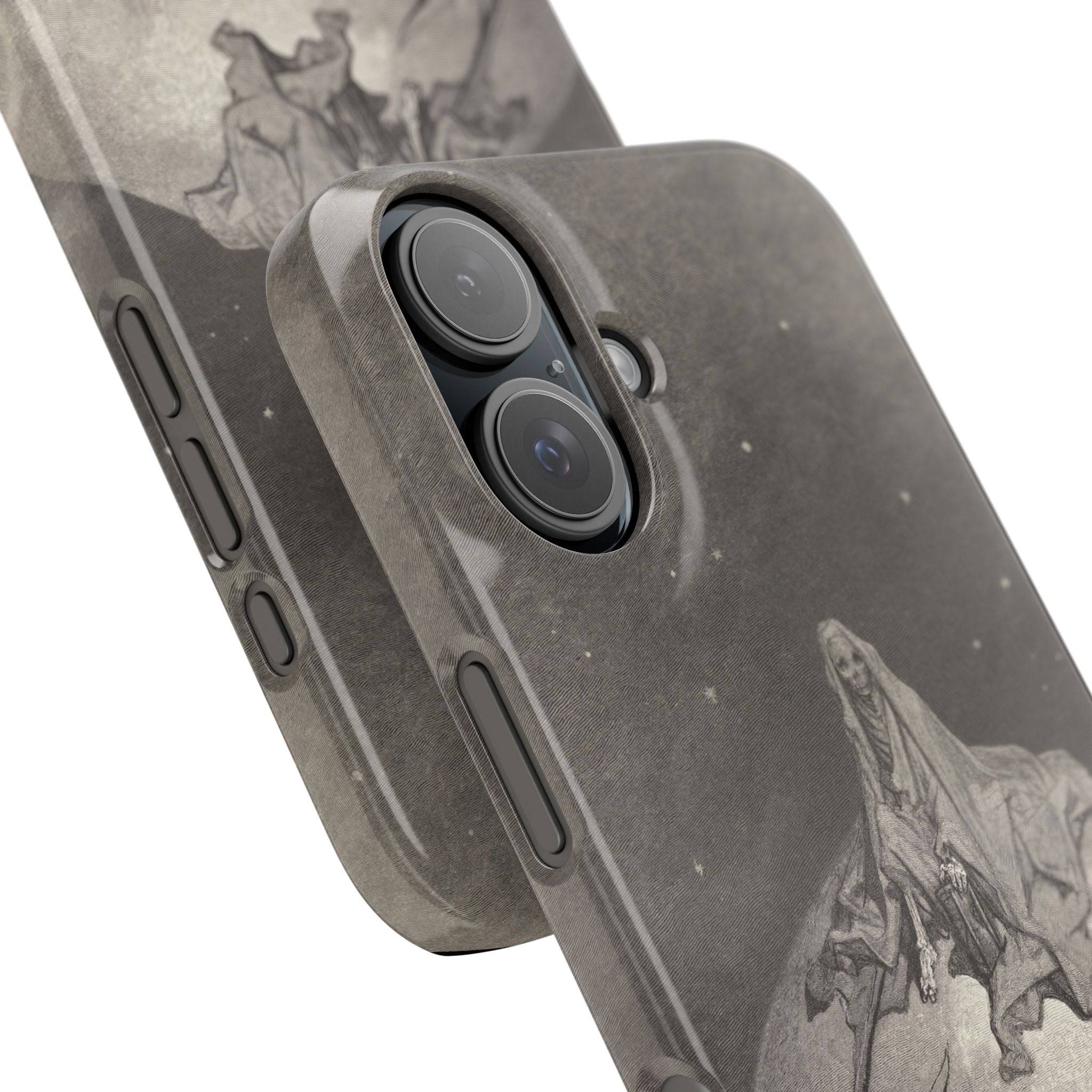Doubting, dreaming dreams no mortal ever dared to dream before by Gustave Doré - iPhone Slim Case