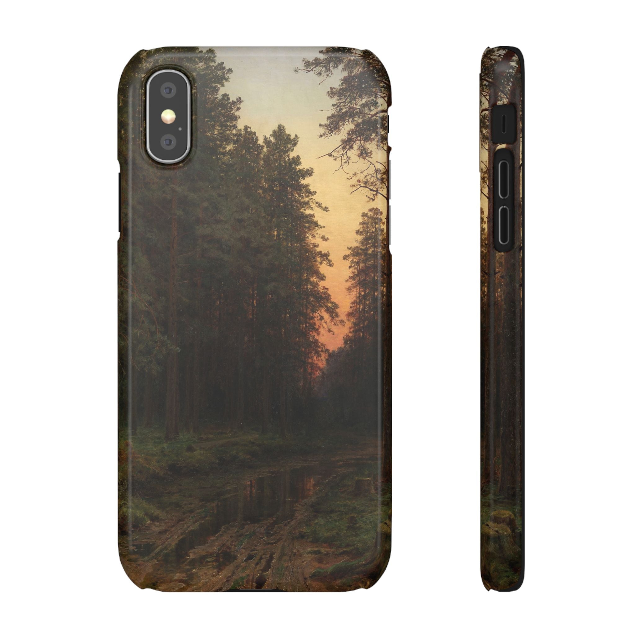 Evening Glow by Ivan Ivanovich Shishkin - iPhone Slim Case