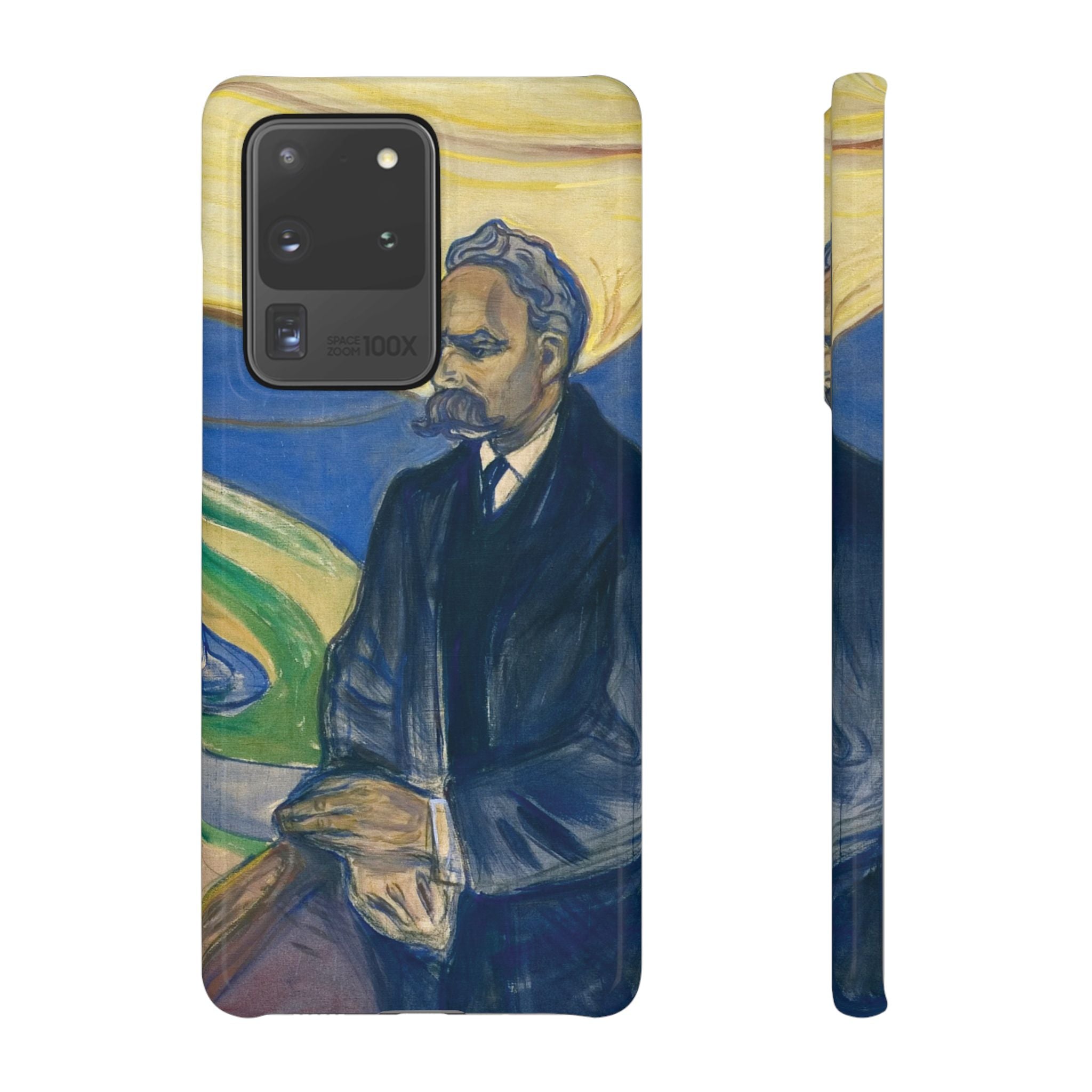 Portrait of Friedrich Nietzsche by Edvard Munch - Samsung Slim Case