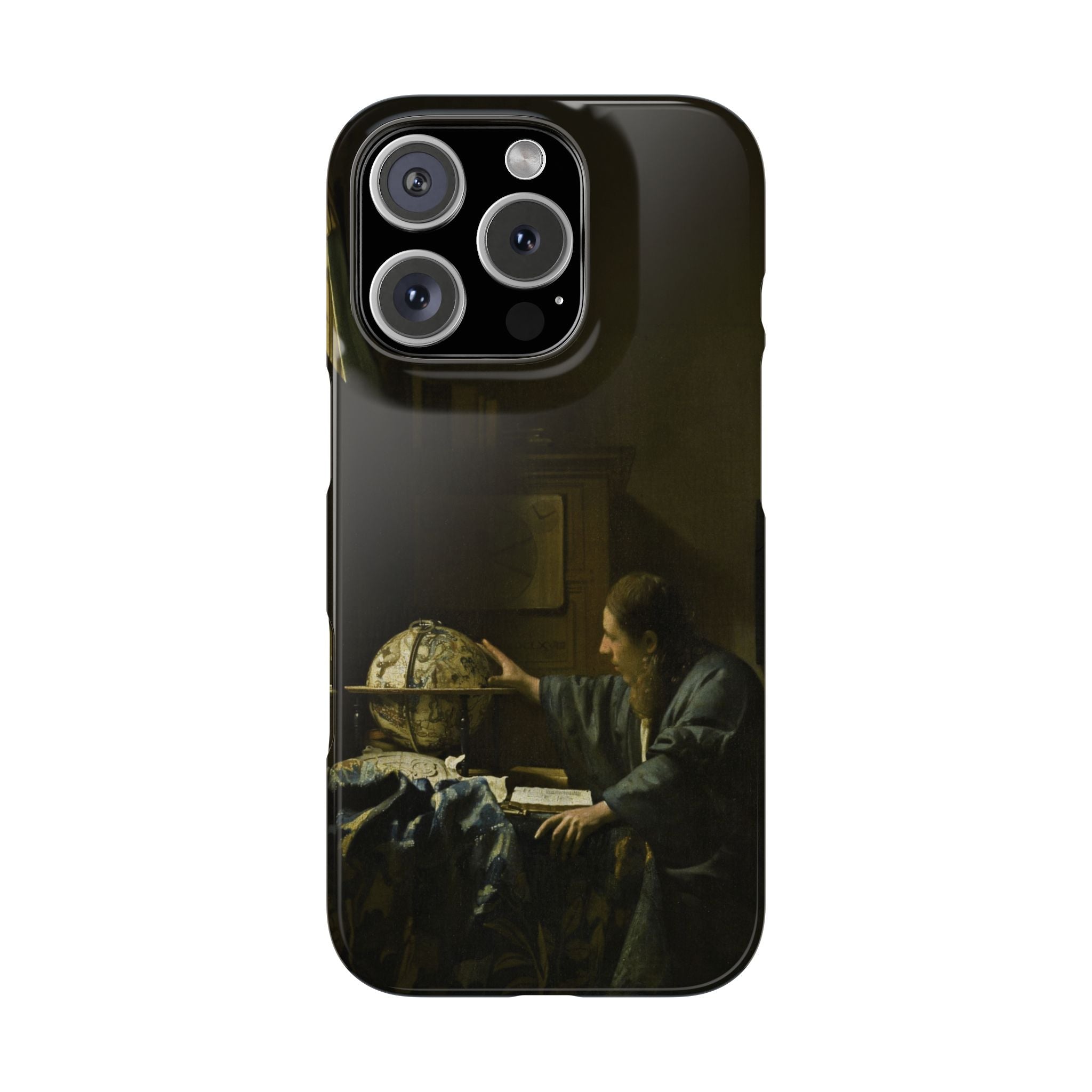 The Astronomer by Johannes Vermeer - iPhone Slim Case