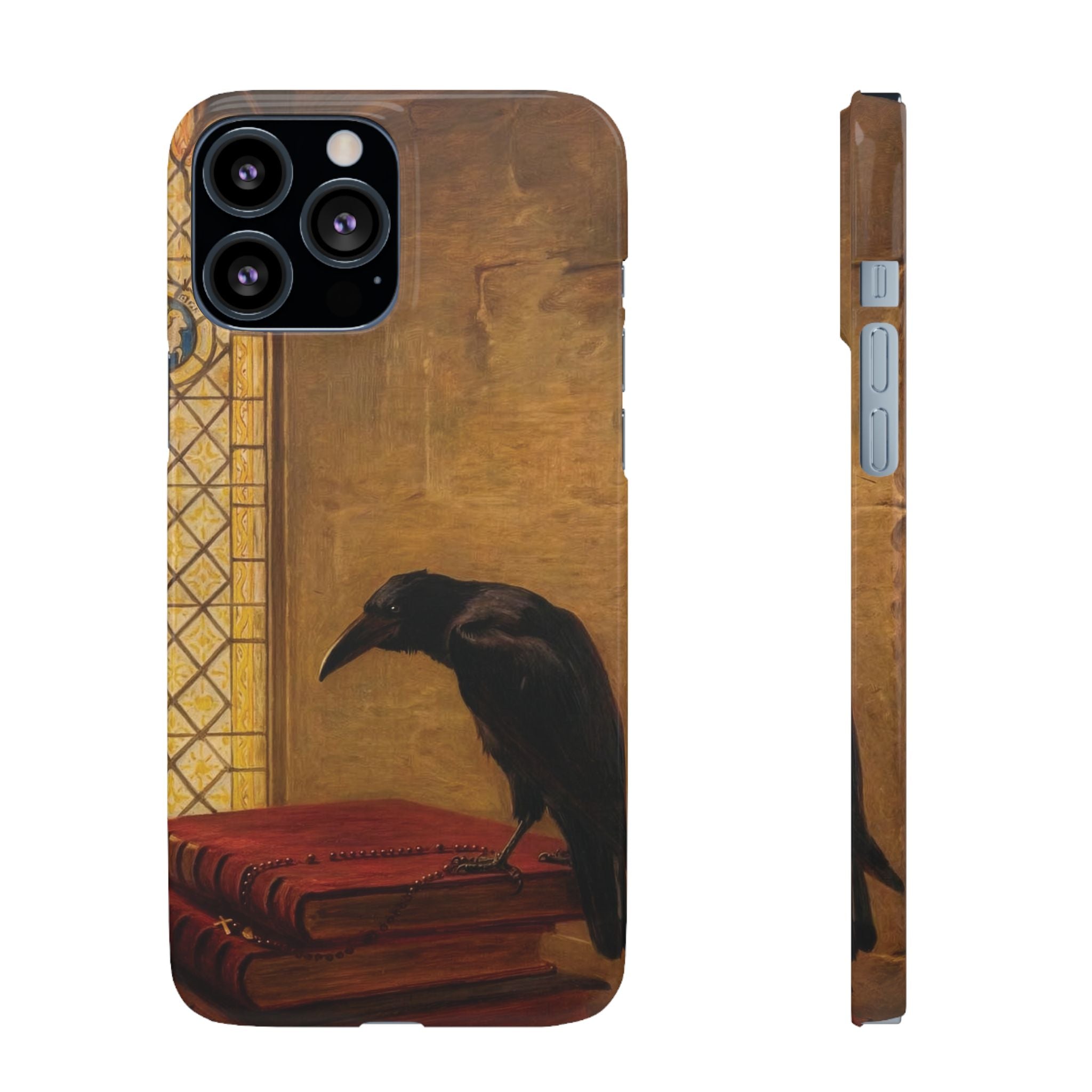 A Saint, from Jackdaw of Rheims by Briton Riviere - iPhone Slim Case
