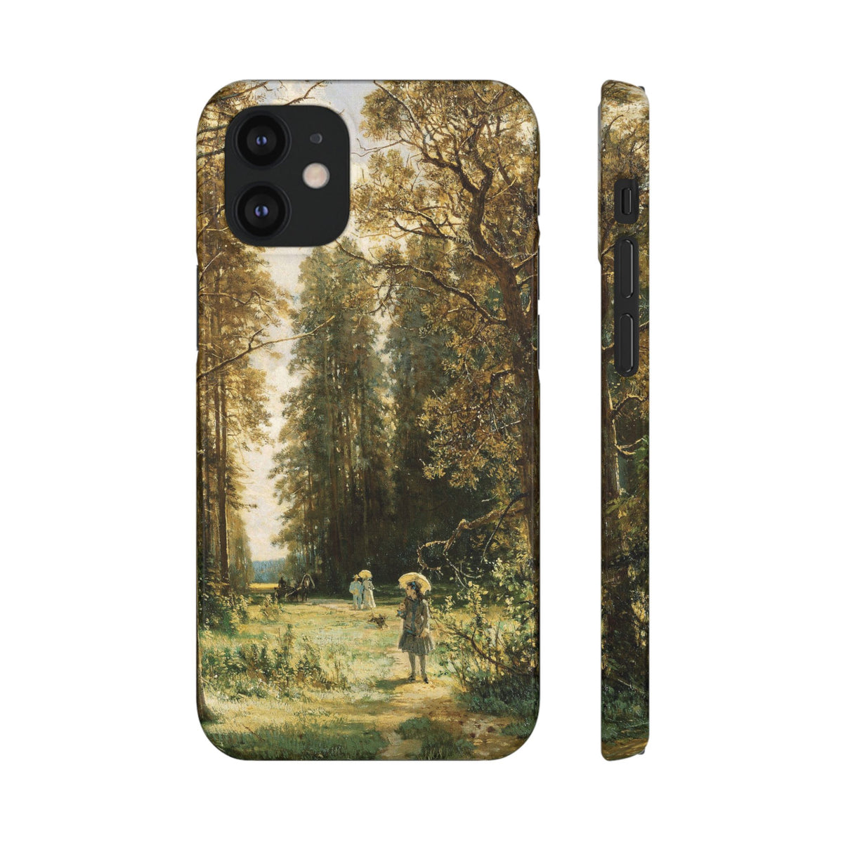 The Path in the Forest by Ivan Ivanovich Shishkin - iPhone Slim Case
