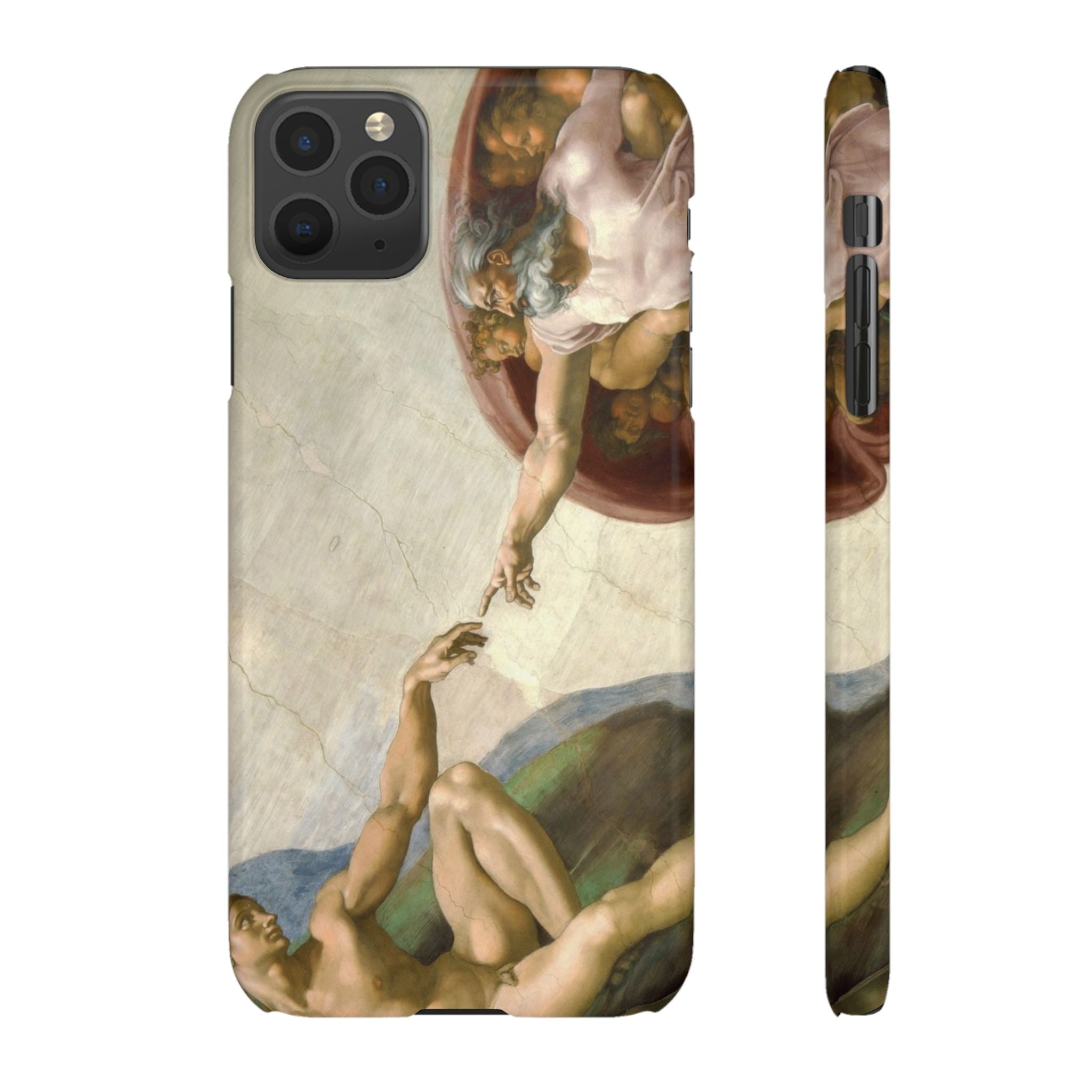 Creation of Adam by Michelangelo - iPhone Slim Case
