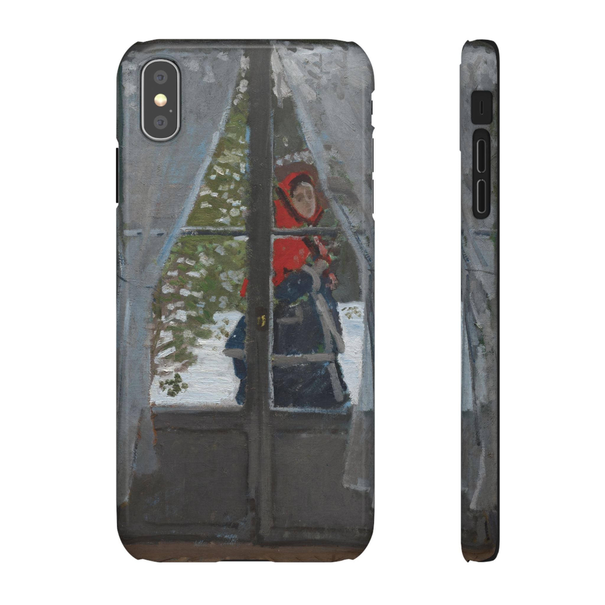 Le mouchoir rouge by Claude Monet - iPhone Slim Case