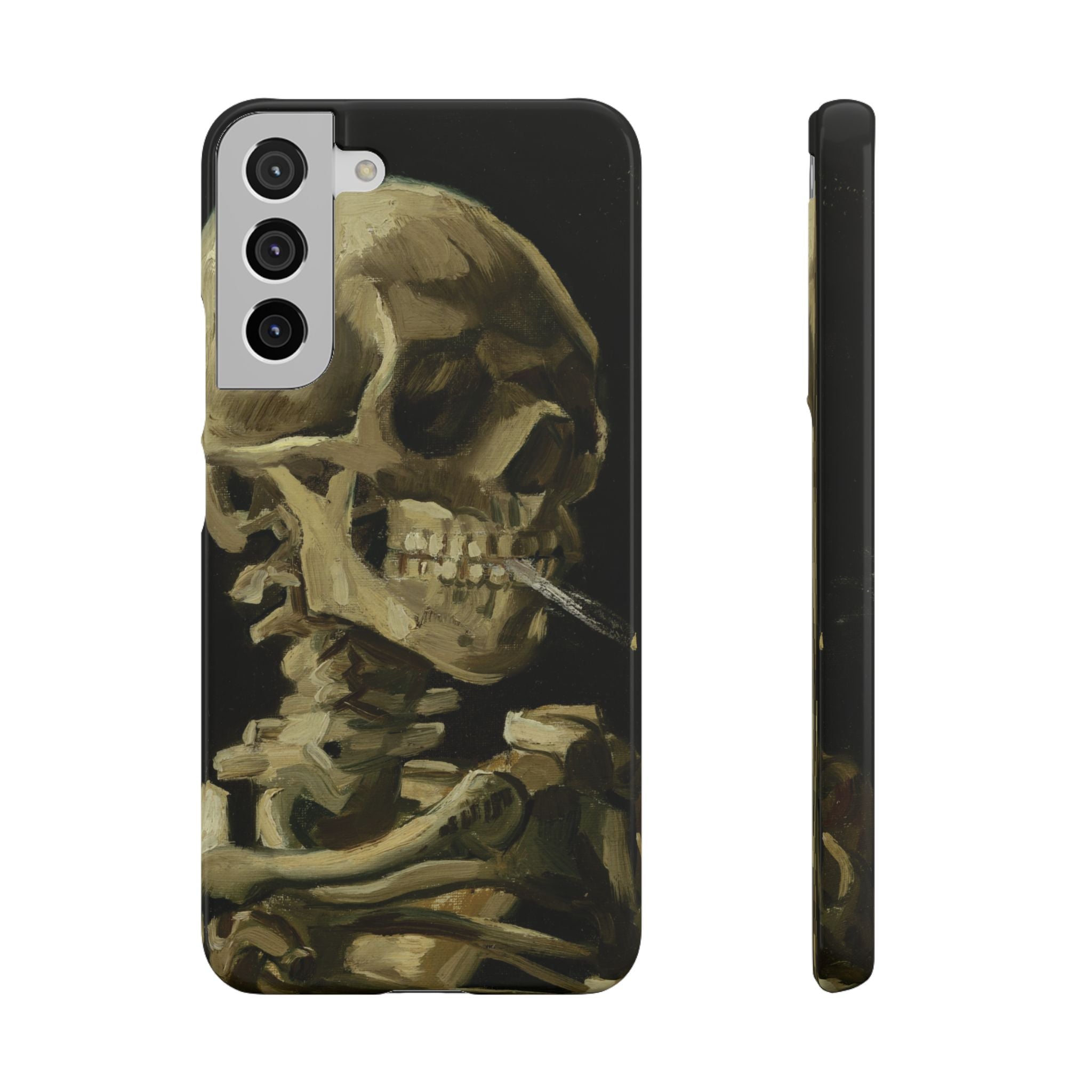 Head of a Skeleton with a Burning Cigarette by Vincent van Gogh - Samsung Slim Case