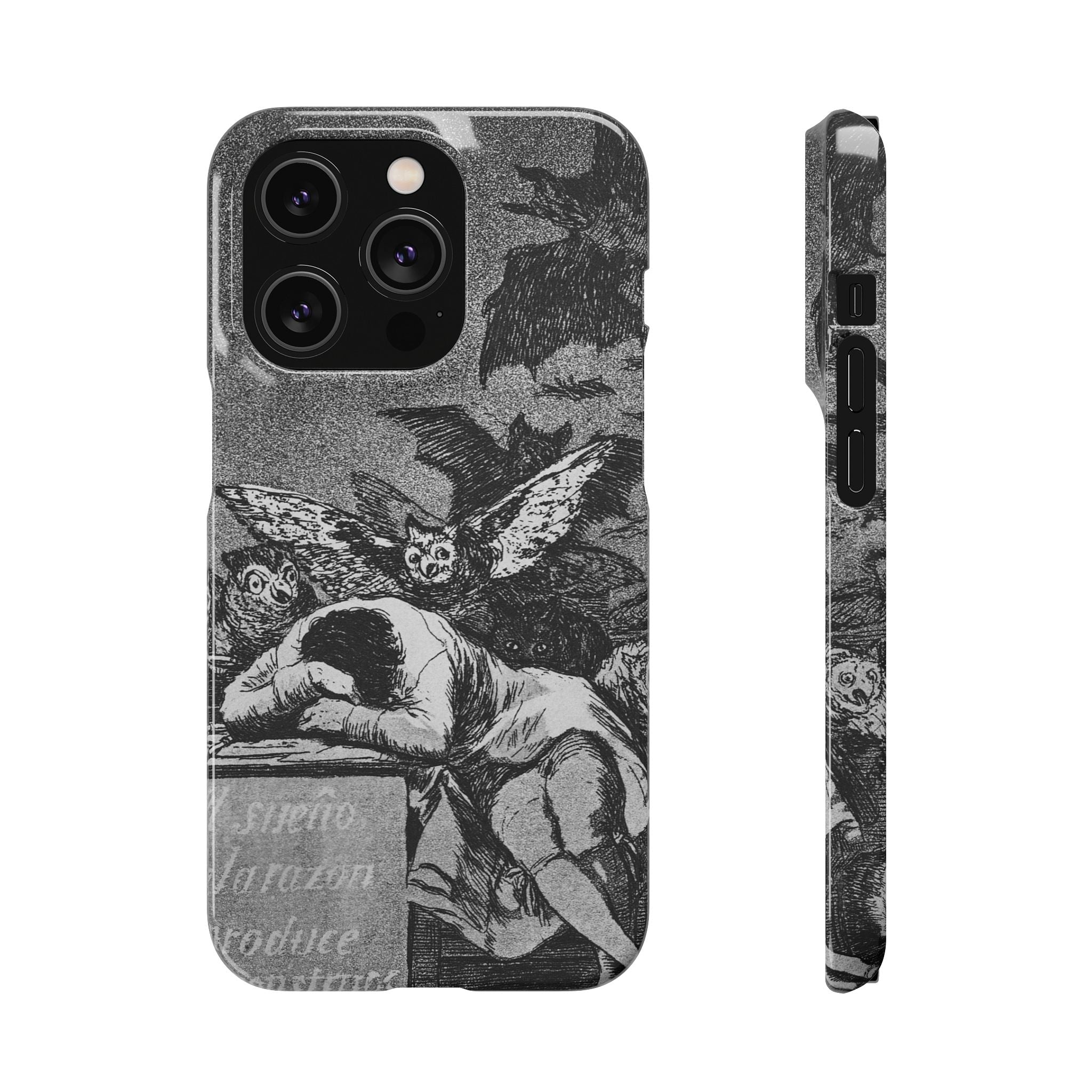 The Sleep of Reason Produces Monsters by Francisco Goya - iPhone Slim Case