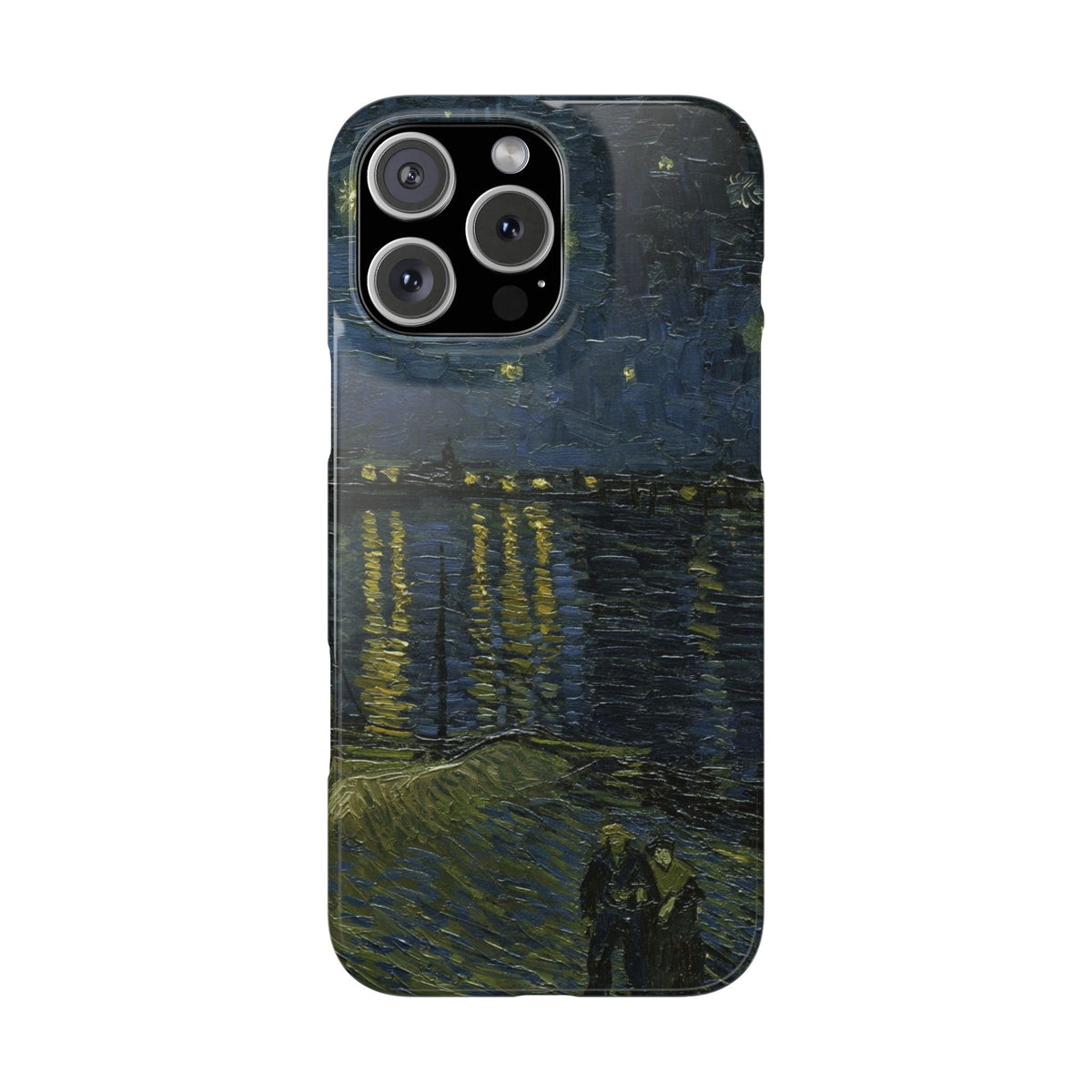Starry Night  Over the Rhône by Van Gogh - iPhone Slim Case