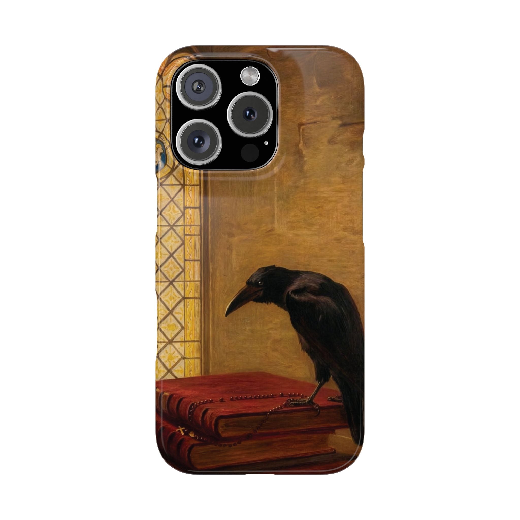 A Saint, from Jackdaw of Rheims by Briton Riviere - iPhone Slim Case