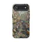 The Rue Montorgueil in Paris by Claude Monet - iPhone Tough Case