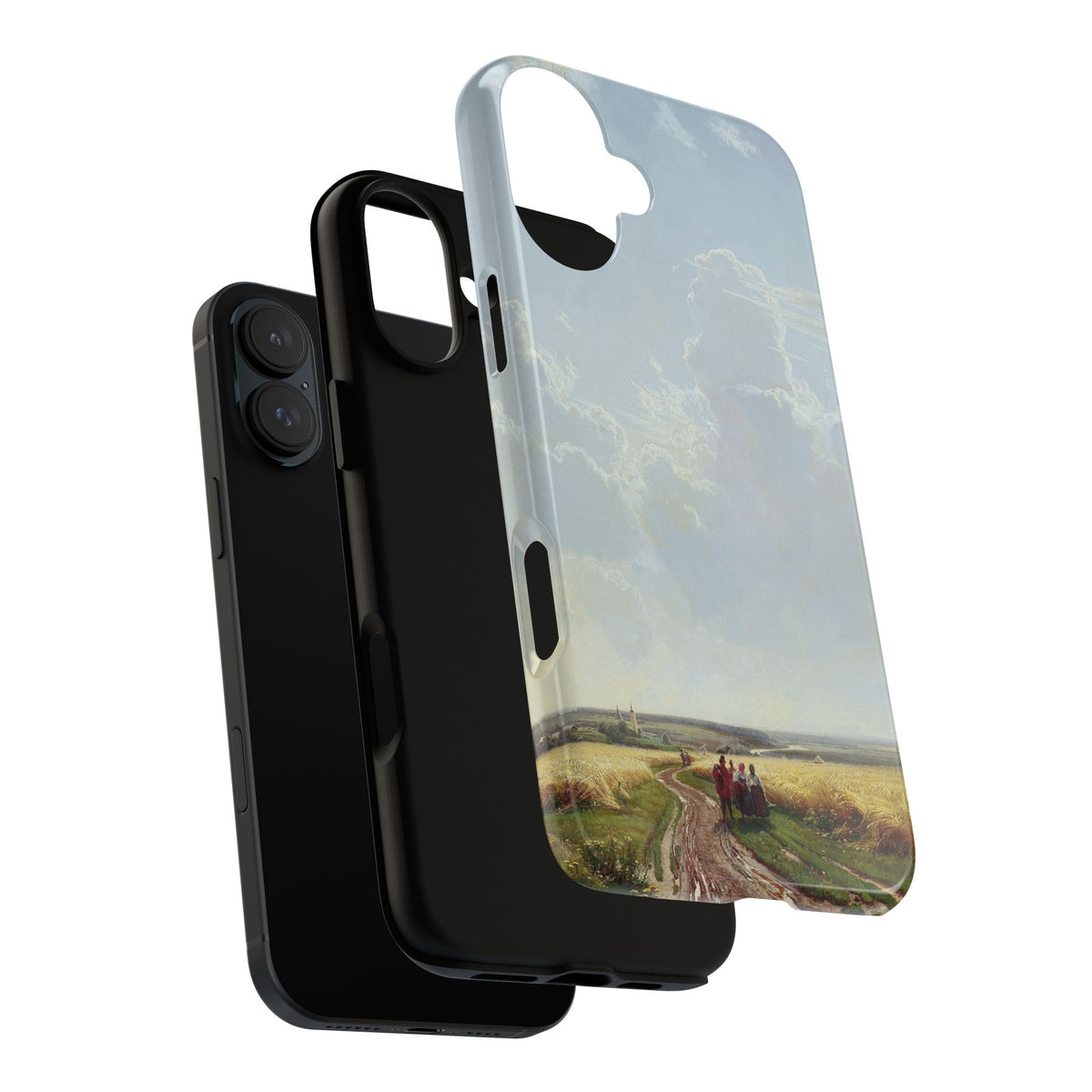 Midday in the Neighbourhood of Moscow by Ivan Ivanovich Shishkin - iPhone Tough Case