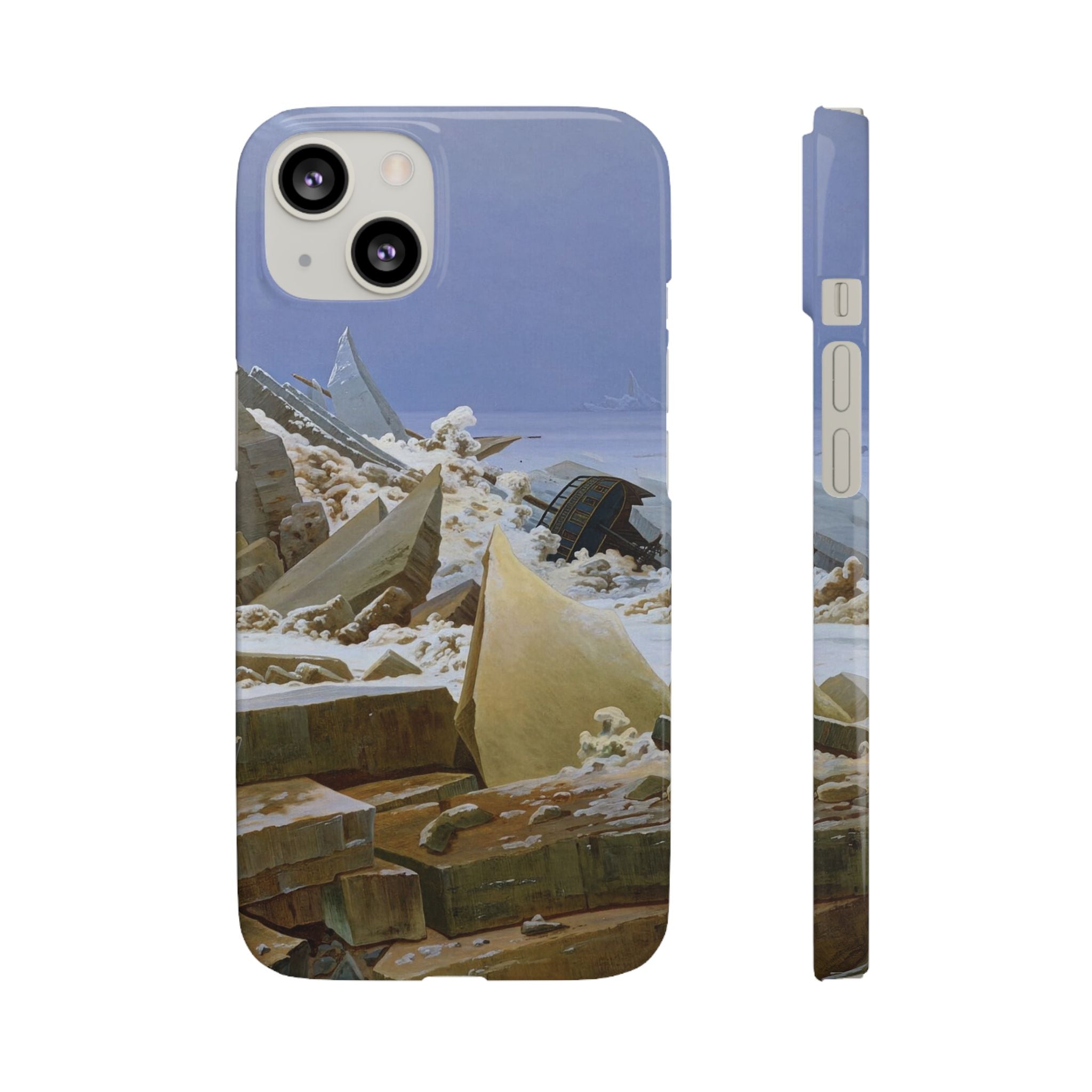The Sea of Ice by Caspar David Friedrich - iPhone Slim Case