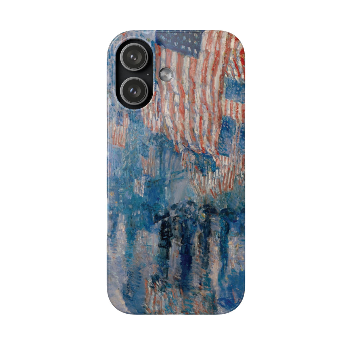 The Avenue in the Rain by Childe Hassam - iPhone Slim Case